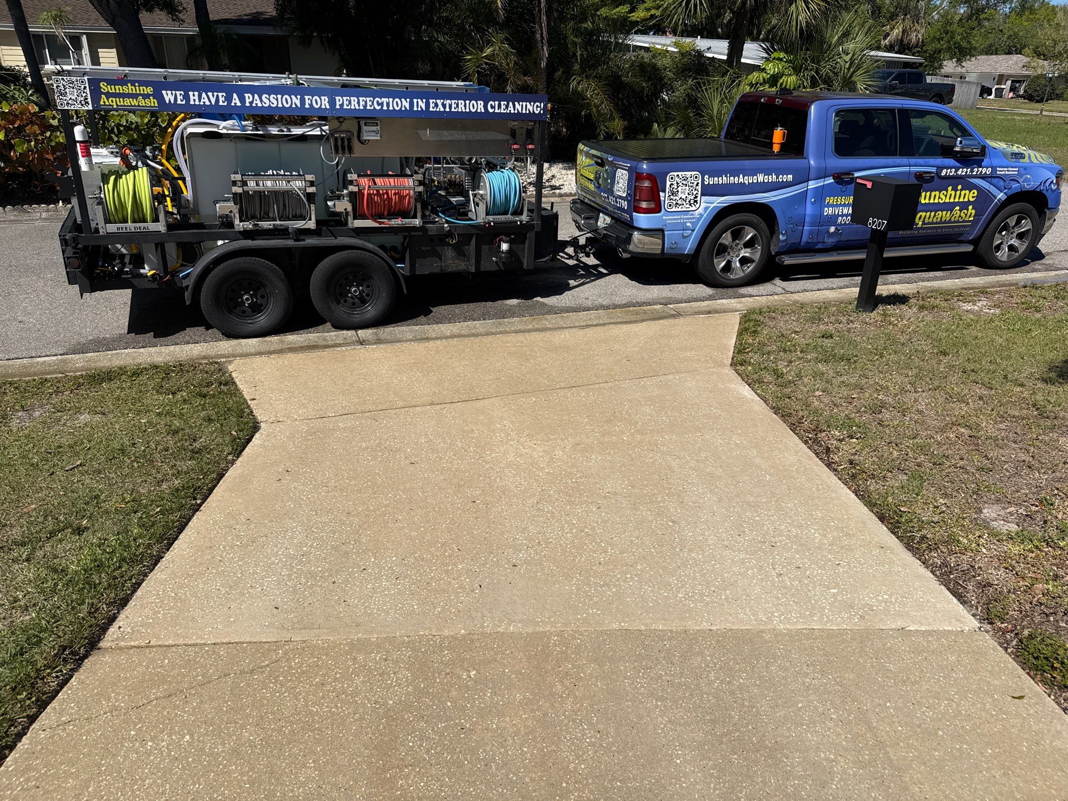 Full Exterior Cleaning Before Painting – Sarasota, FL (Near Sarasota Airport) by Sunshine AquaWash