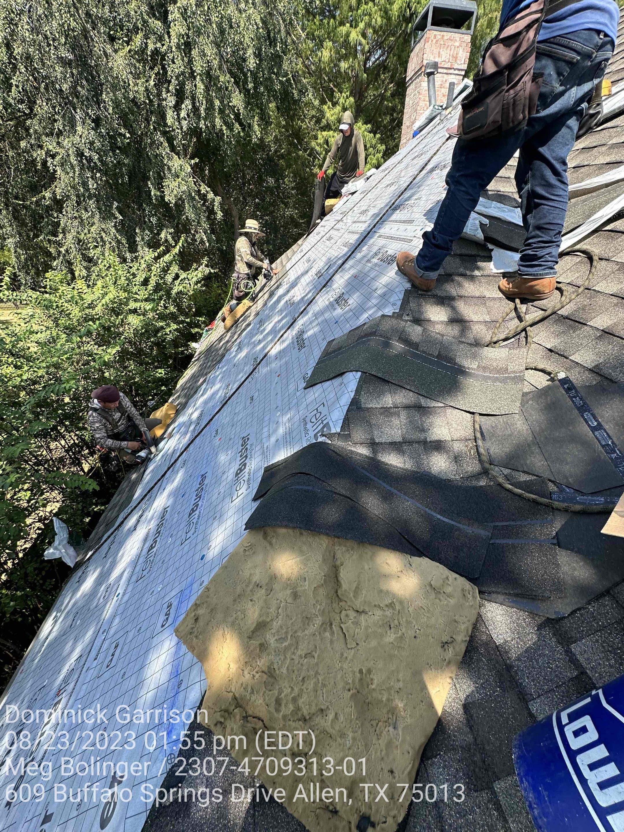 Project in Allen  by Zeus Exteriors