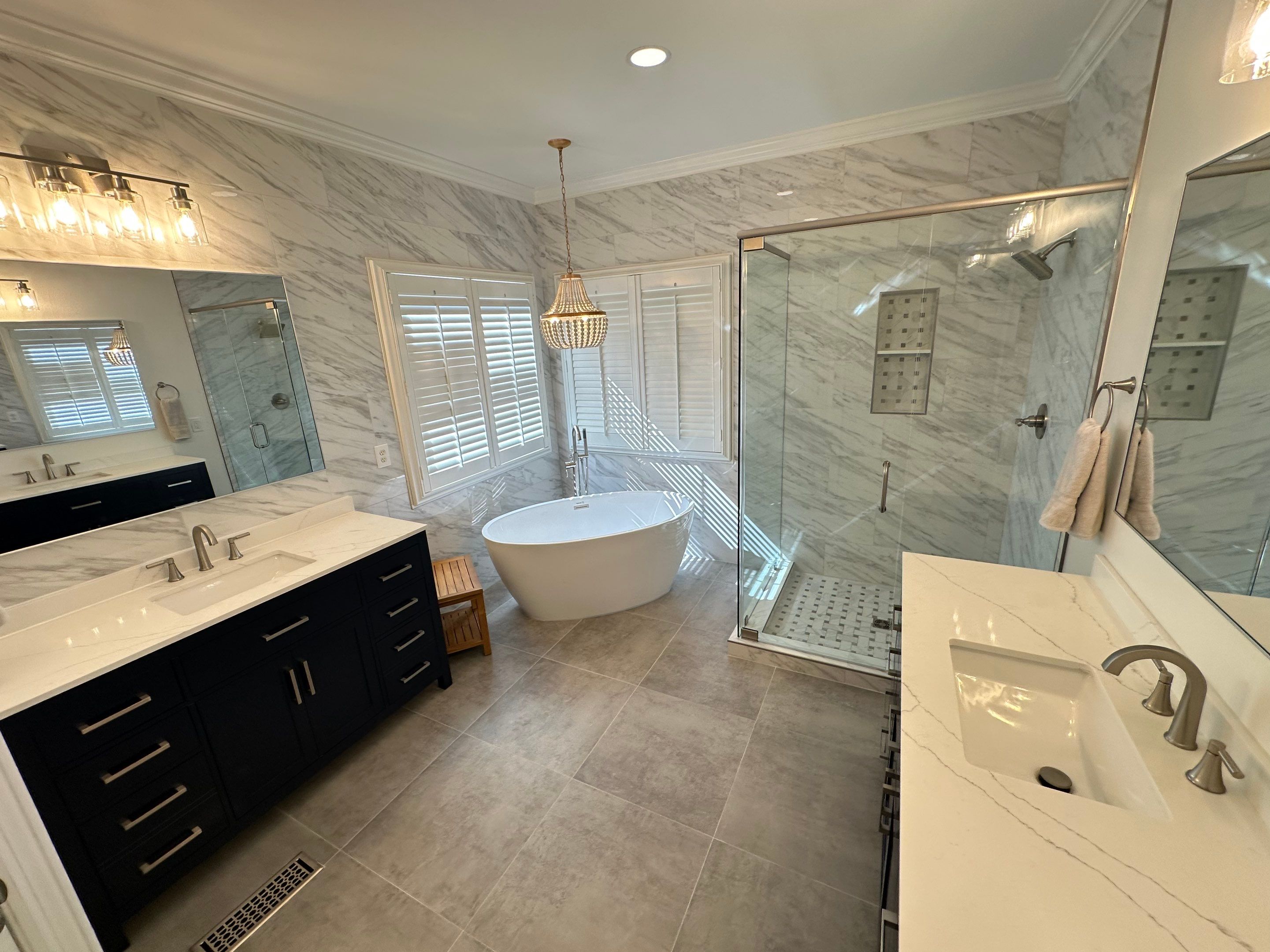 Bathroom Remodel in Brentwood by Music City Improvements