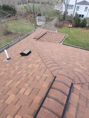 Concord Complete Roof Replacement with Terra Cotta Shingles & Balanced Ventilation