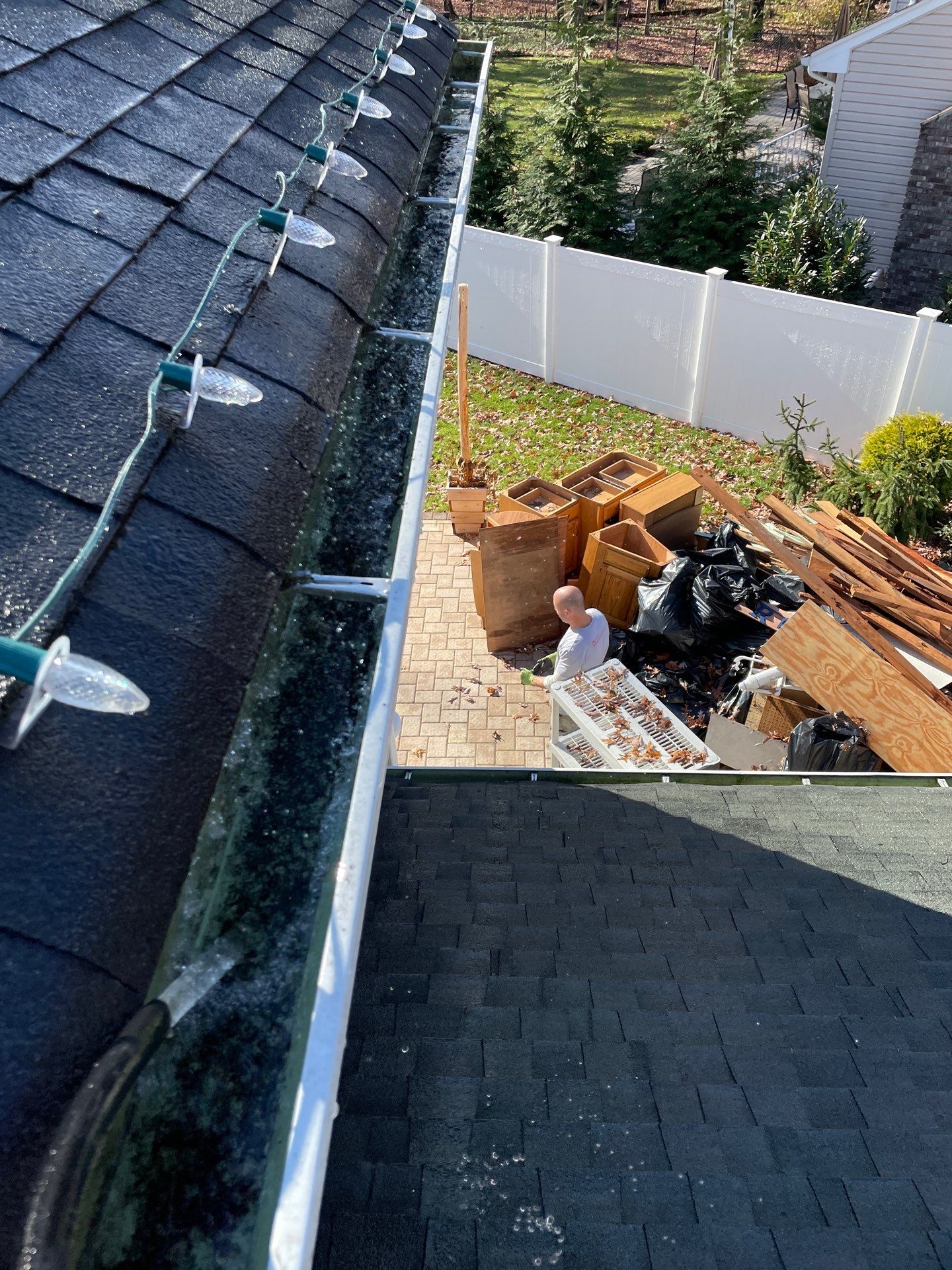 Comprehensive Residential Gutter Cleaning and System Flush in Wayne by NJ Home Maintenance Services