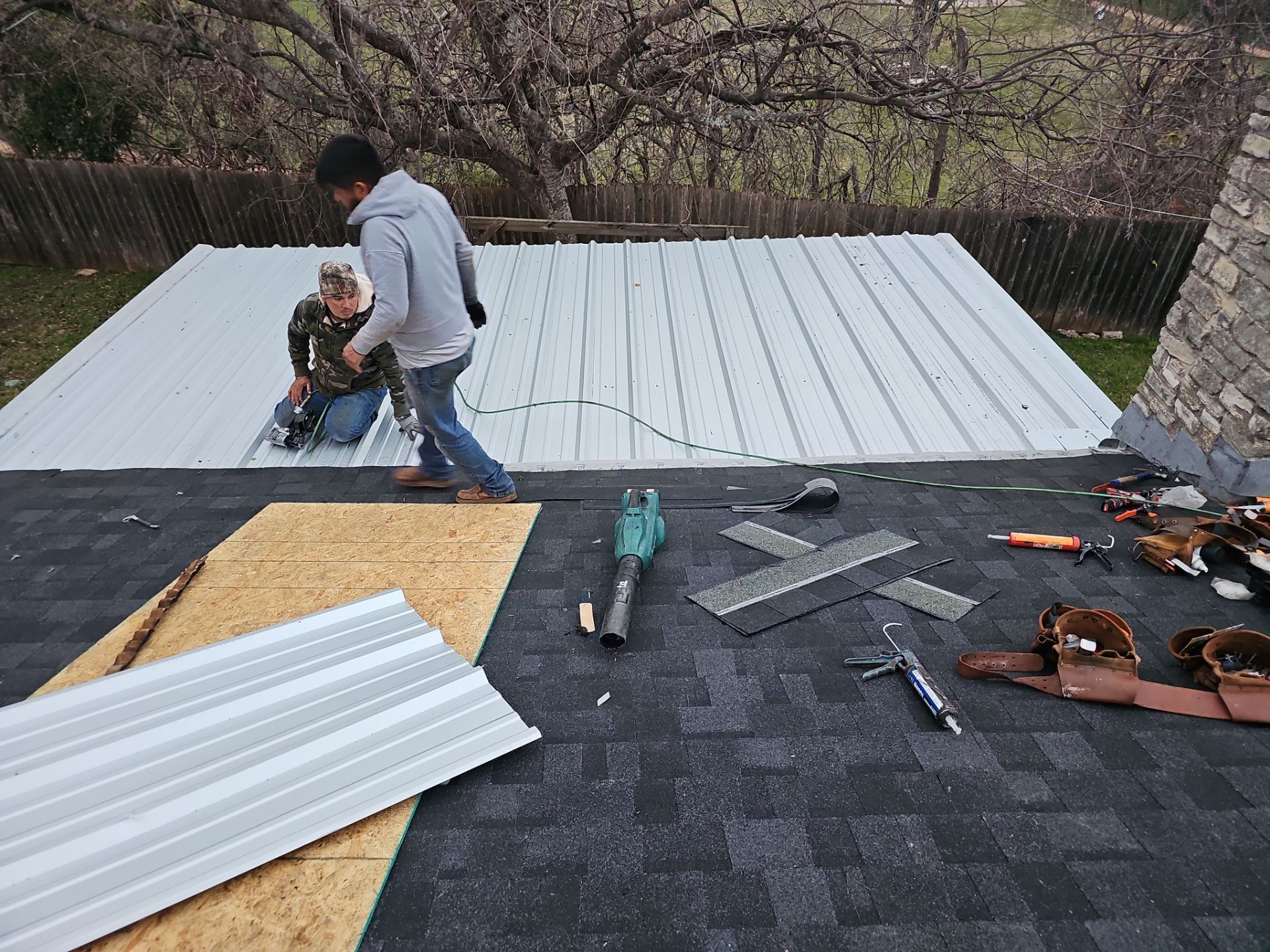 Residential Roofing Installation using IKO Dynasty Shadow Brown by DeZign Roofing & Exteriors