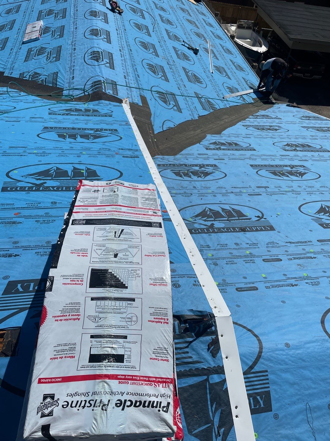 Residential Roofing Installation using Roof Replacement by American Roofing & Construction LLC