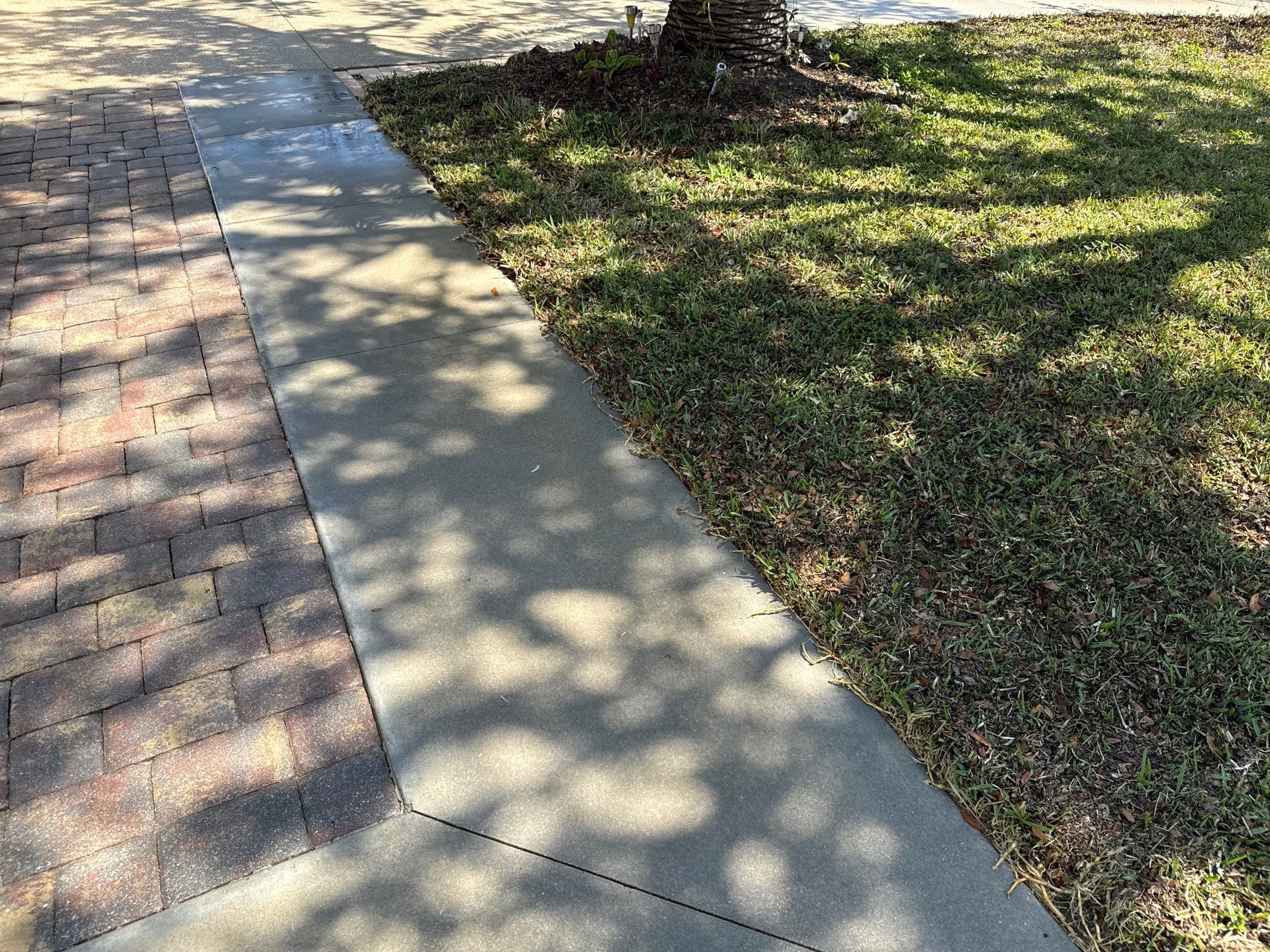 Concrete Driveway, Entryway & Street Curbing Cleaning | Foster’s Creek Community | Palmetto, FL by Sunshine AquaWash