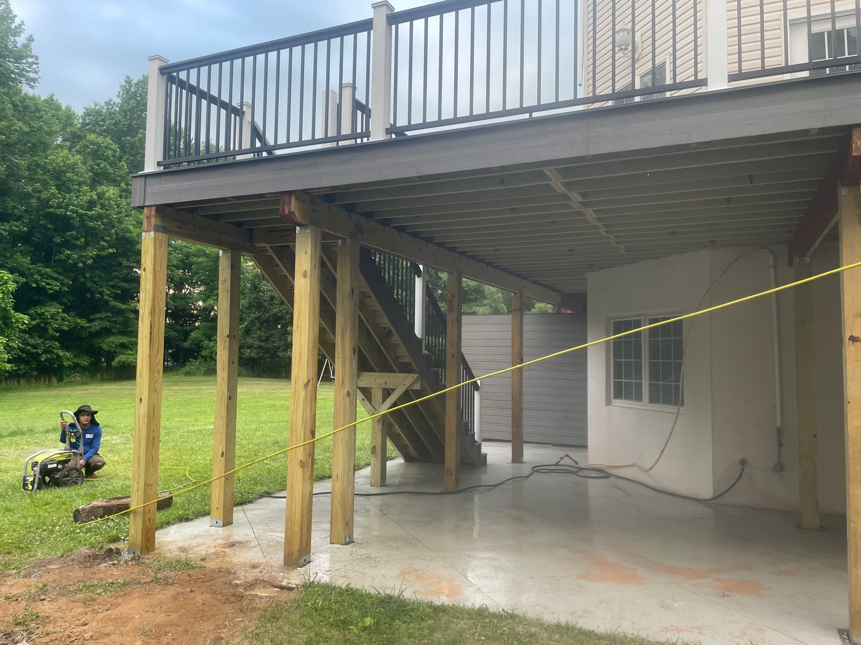 Deck Resurfacing in Manalapan Township, New Jersey by deck guardian