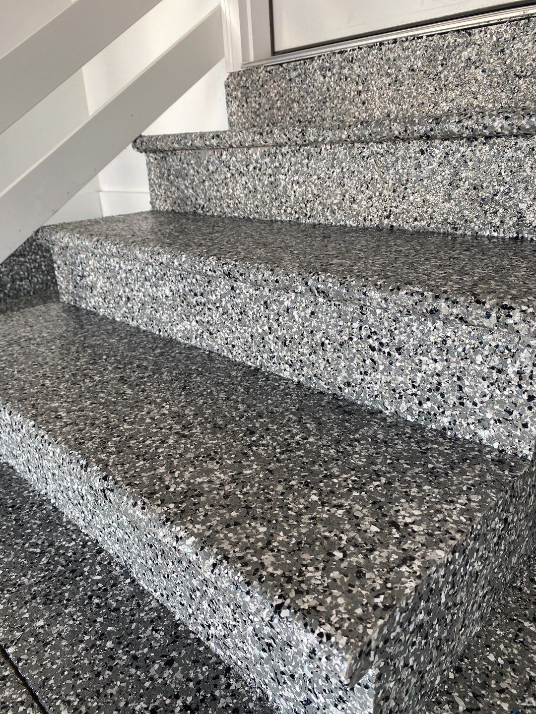 Verticals and Stairs Are Almost Always Worth It! by Revival Concrete Coatings