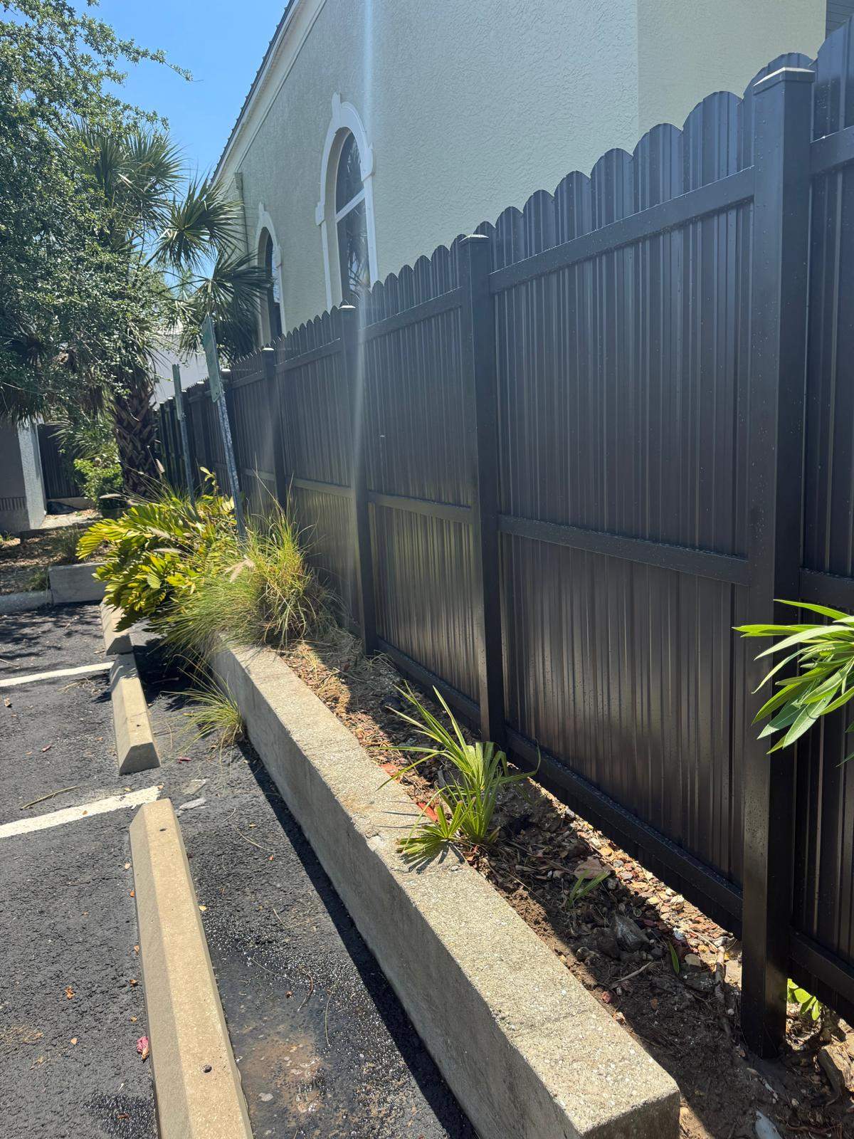 Metal Fence for Illusions Salon & Spa in Punta Gorda by True Fence LLC