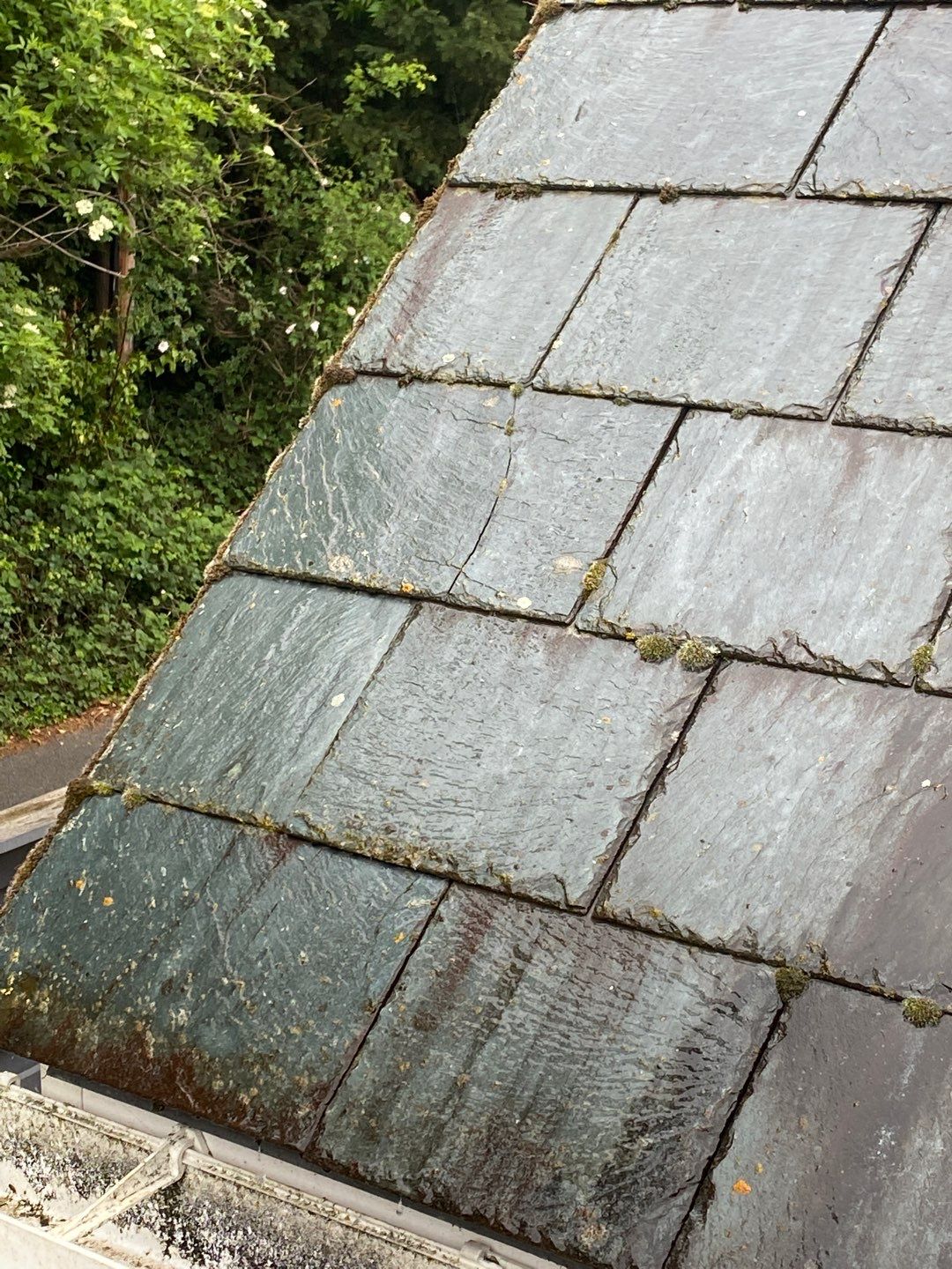 Garages Roof Cleaning using Honda 15lpm Low Pressure Washing Machine by Ges Exterior Cleaning ltd