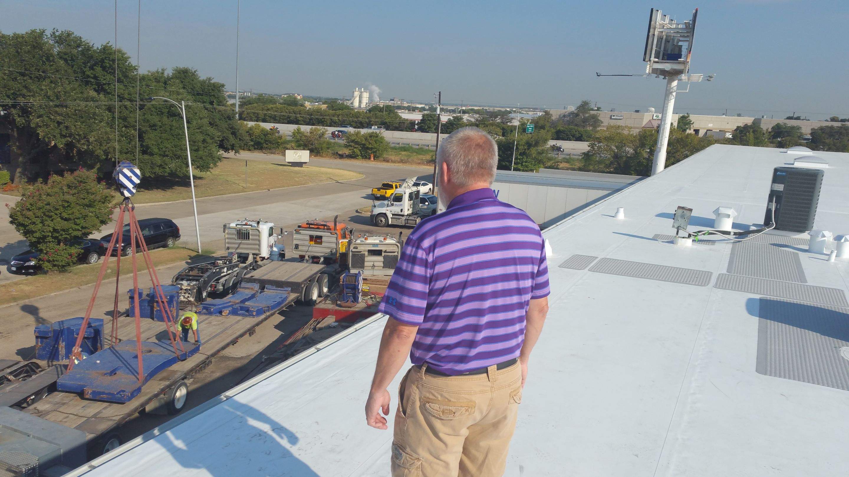 Massive Storm Damage Project - Factory in Arlington by First United Roofing & Construction
