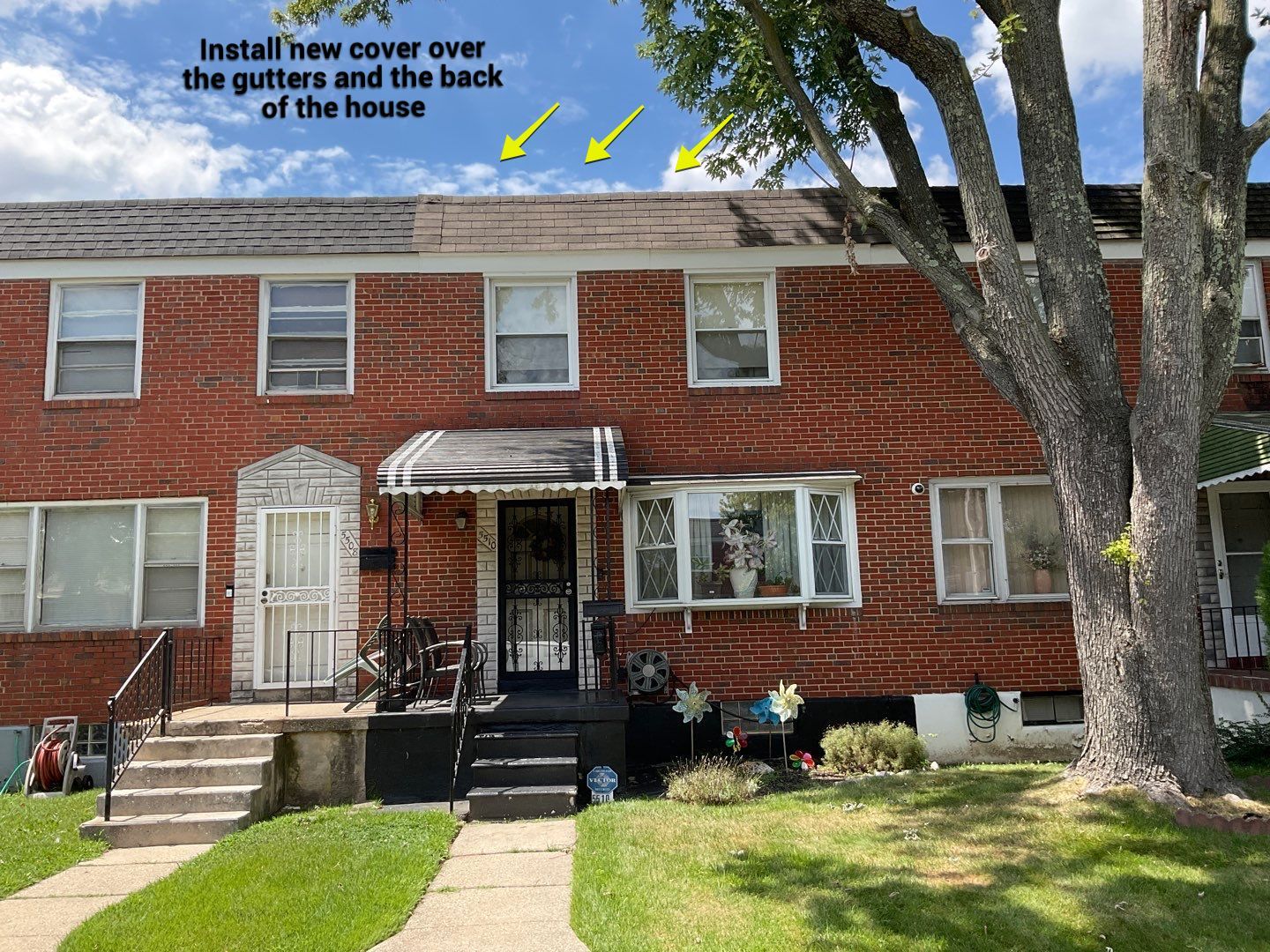 Gutter Installation using Rain Drop Gutter covers by Alpha Design Services