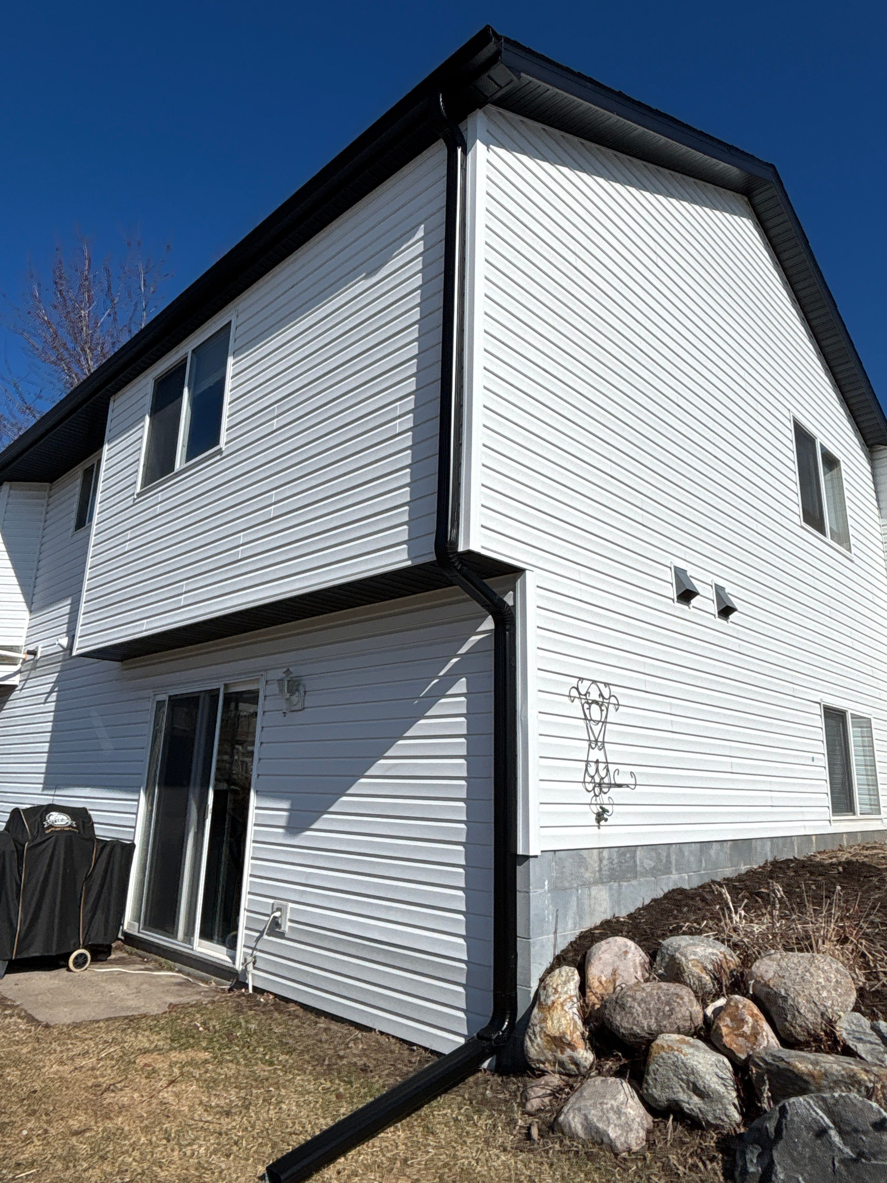 High-Contrast Seamless Gutter Installation for Buffalo Residential Property by Next Level Seamless Gutters / Exteriors Inc.