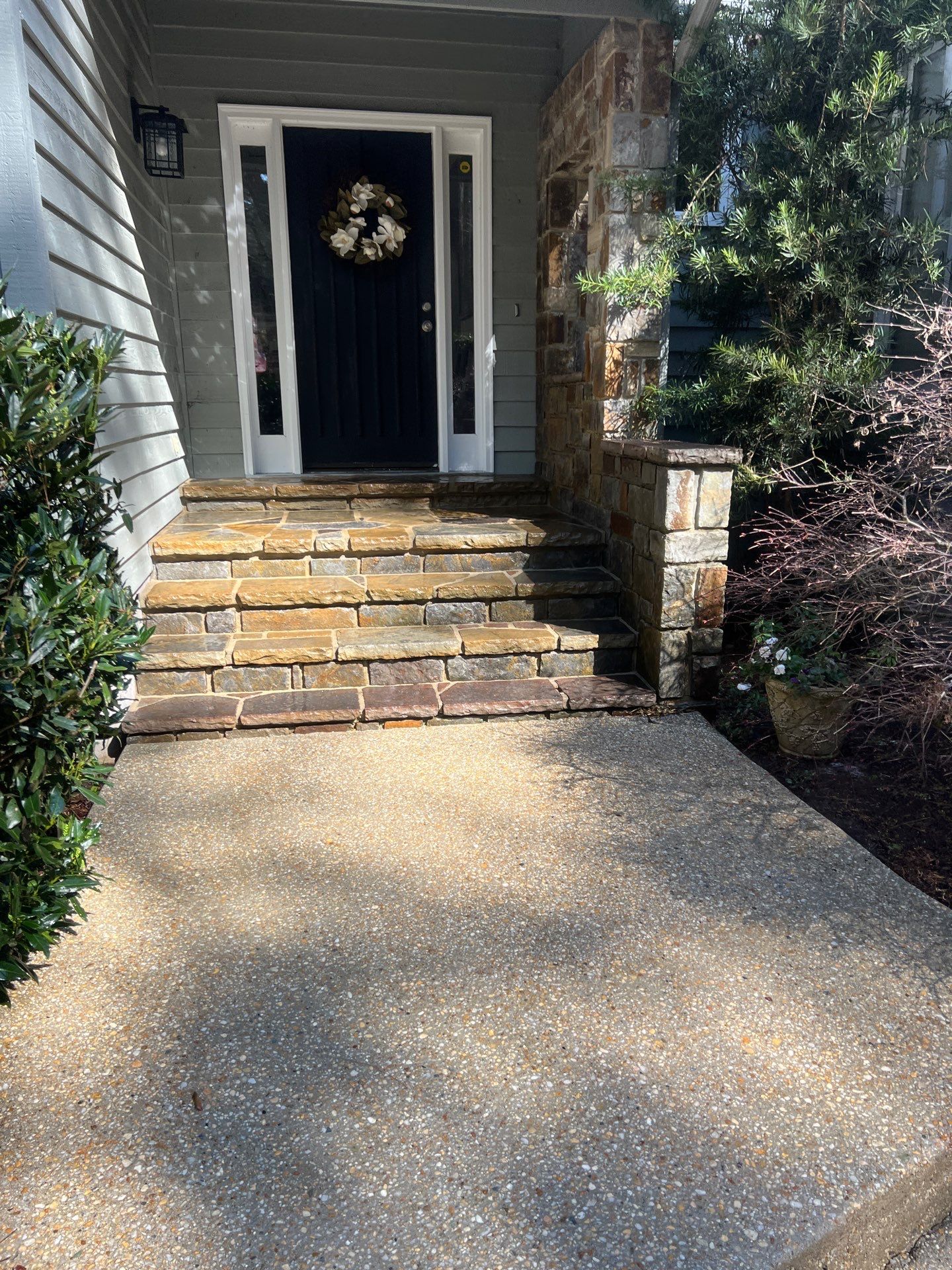travertine  using Concrete Sealant by DuraSeal