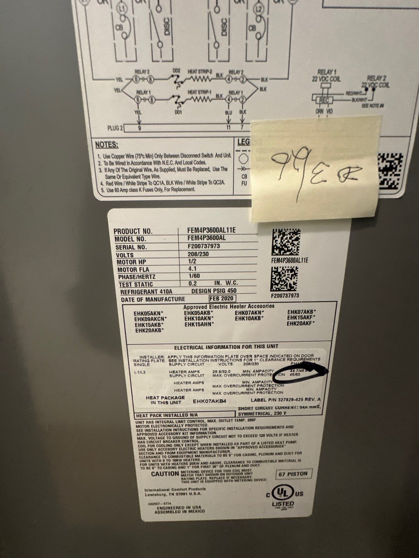 Central Air Conditioning Installation using Air Conditioning Unit by Southern Values Cooling and Heating Inc