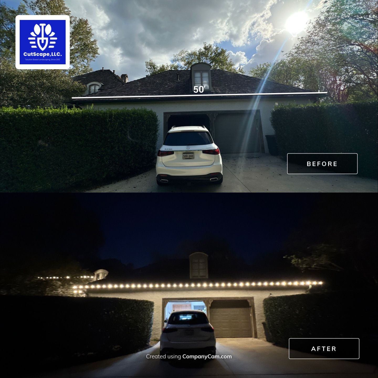 WINTER SERVICES: HOLIDAY LIGHTING C9 LED LIGHTING: ROOFLINE & LANDSCAPE by CutScape, LLC.
