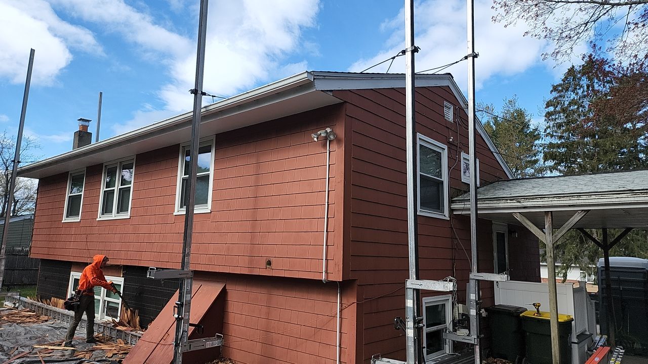 Siding Installation using Everlast Composite Siding by UBrothers Construction