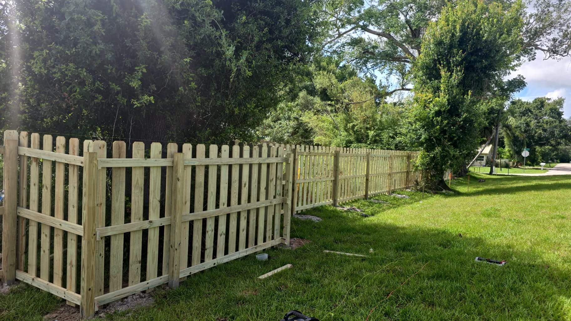 Custom Wood Privacy Fence and Gate Installation in Punta Gorda by True Fence LLC