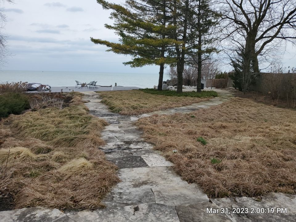 Evanston, IL stone patio cleaning by Northern Power Washing LLC.