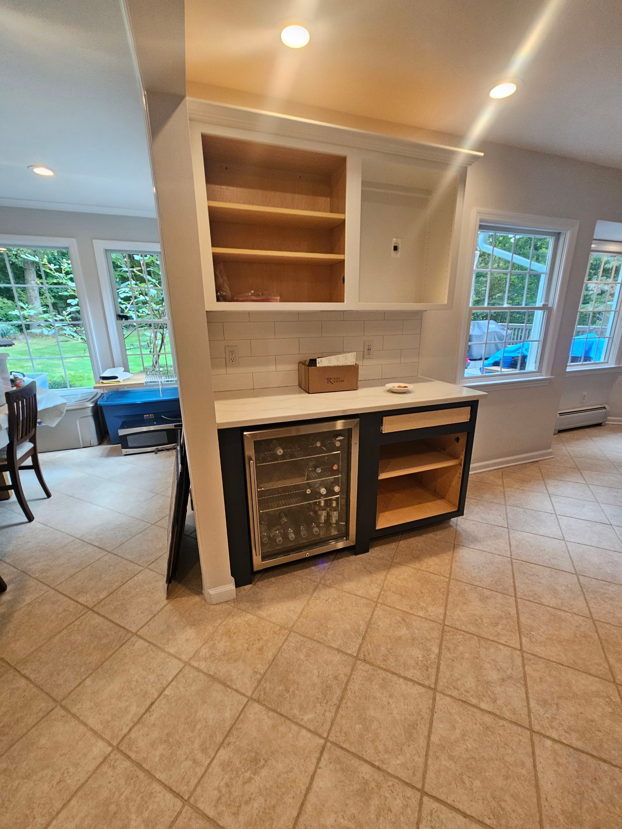 Chic Kitchen Cabinet Refinishing Project by Spectrum Painting, LLC