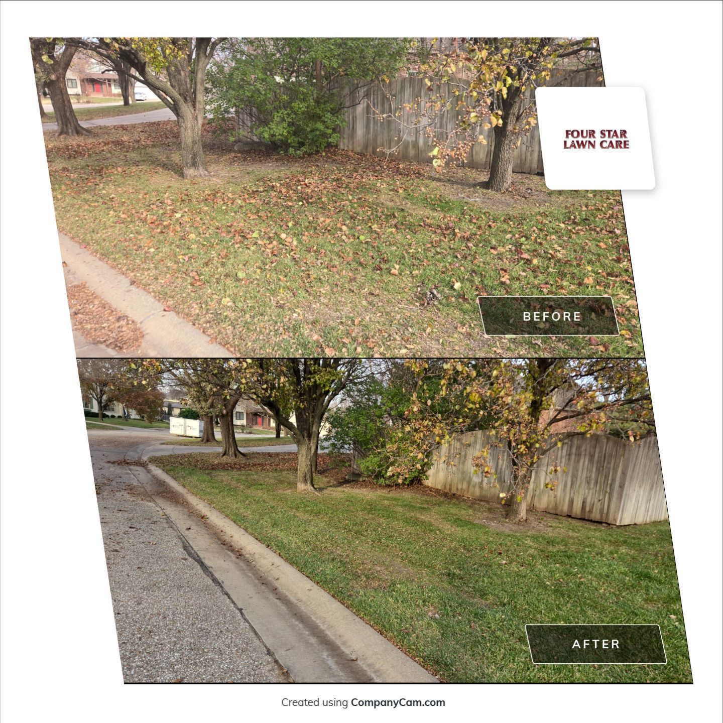 Project in Wichita by Four Star Lawn Care