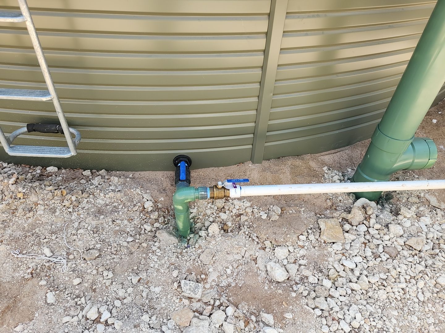 Commercial structure utilizing rainwater harvesting for all its water needs! by Hill Country Rain Water
