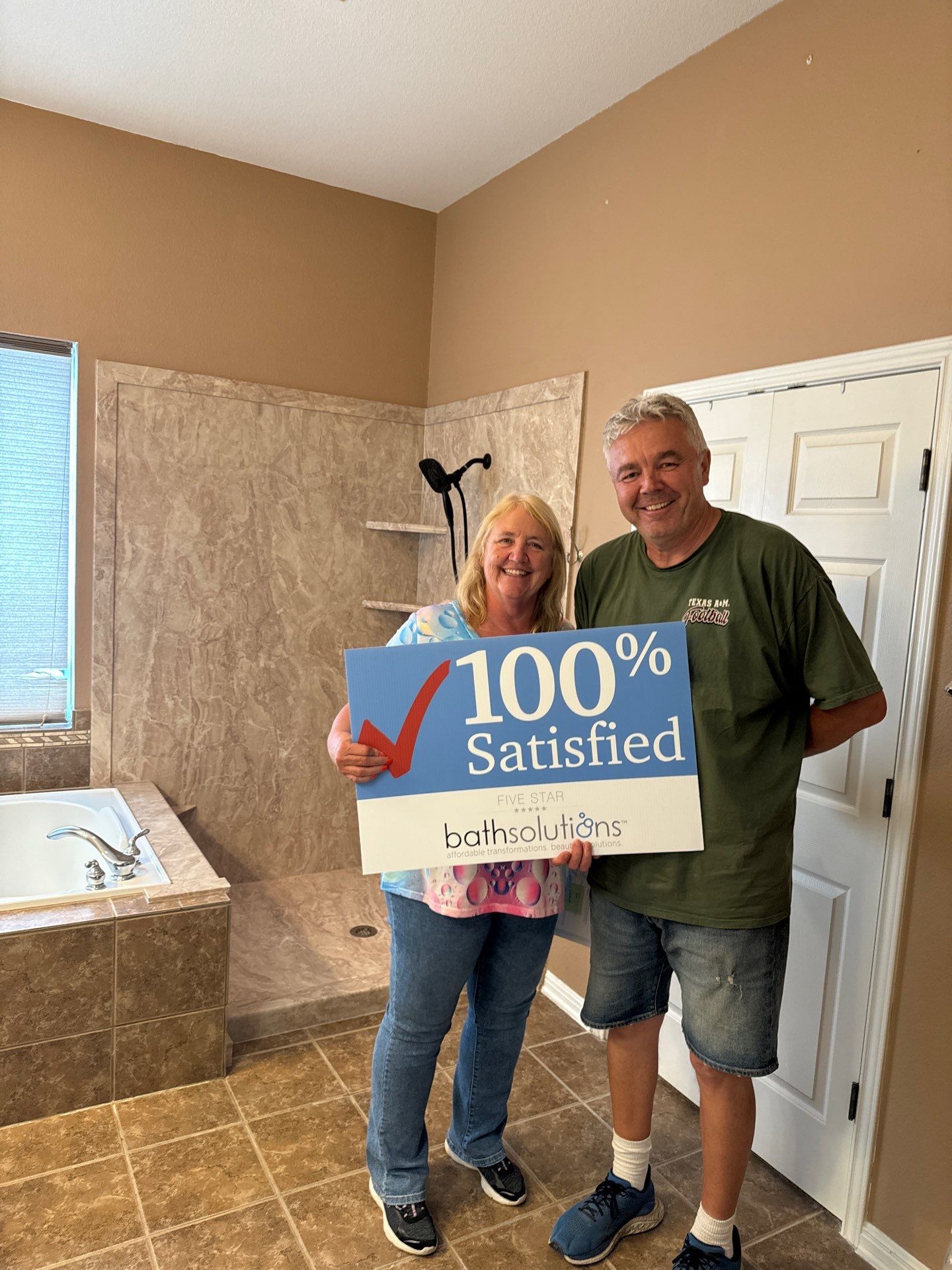Two bathroom project in Dripping Springs by Lane Lauritsen - The Hill Country, Texas