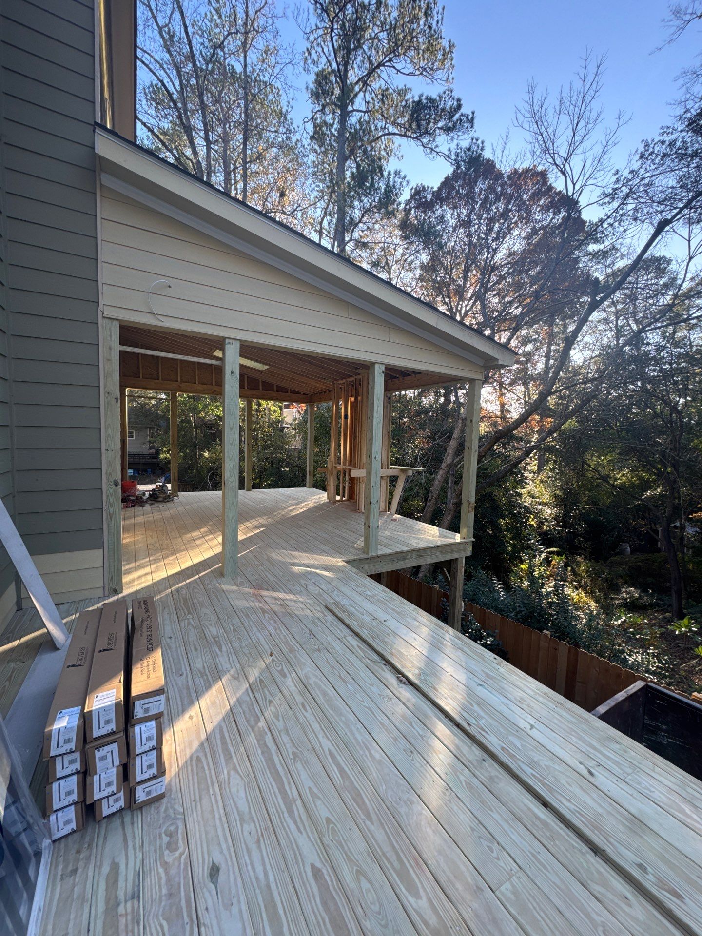 Atlanta Multi-Level Deck and Custom Screened-In Porch Addition by Swift Home Renovations