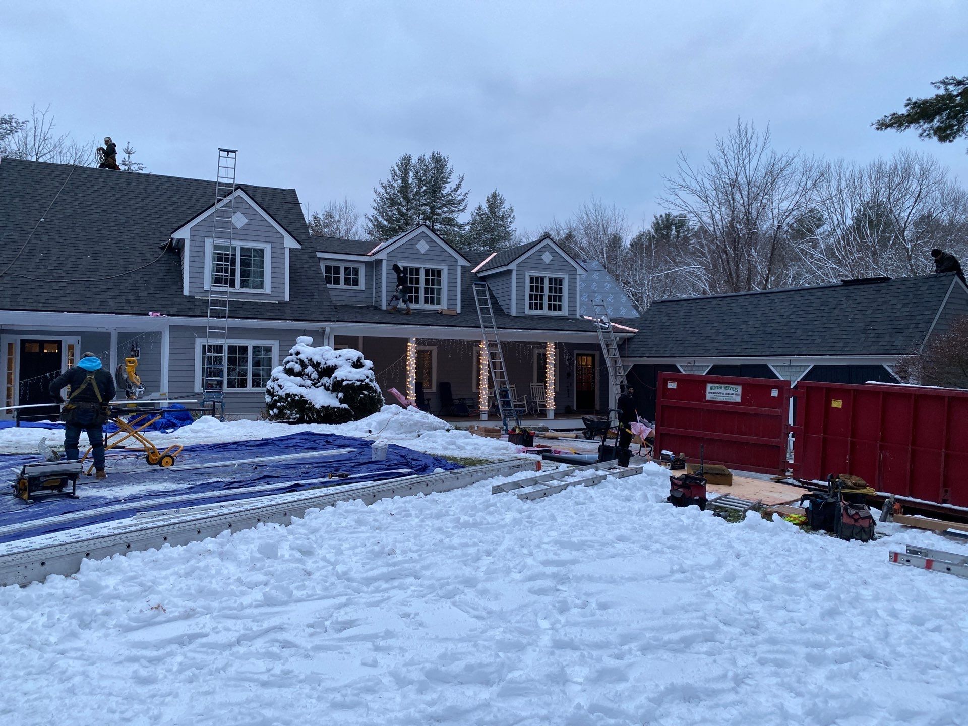 Carlisle Roofing Installation using Owens Corning Shingles and Copper by Mighty Dog Roofing of Greater Middlesex County