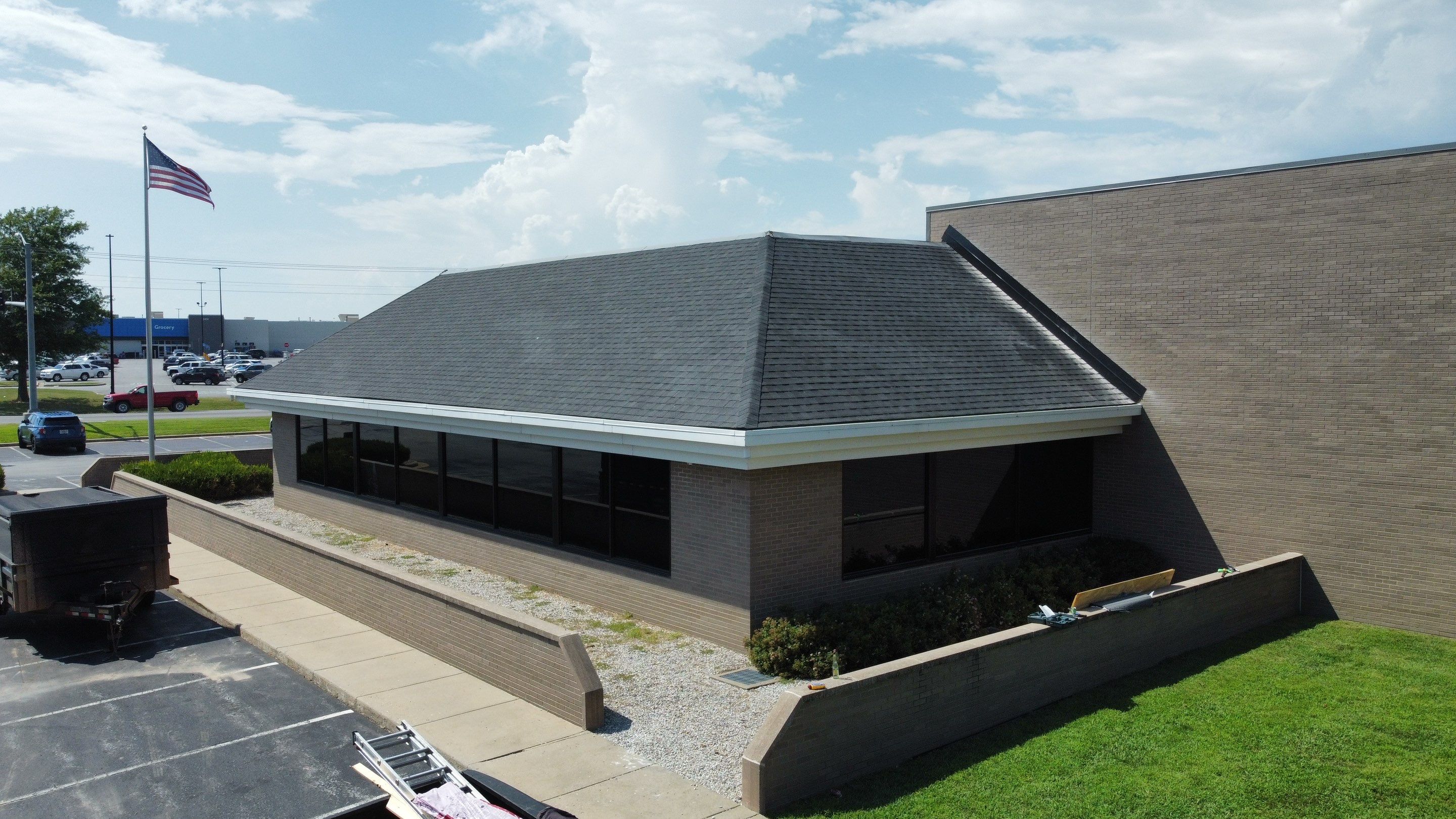Commercial Shingle Roofing Install - Atlas StormMaster Shake - Color Black Shadow  by Titan Commercial & Residential Roofing 