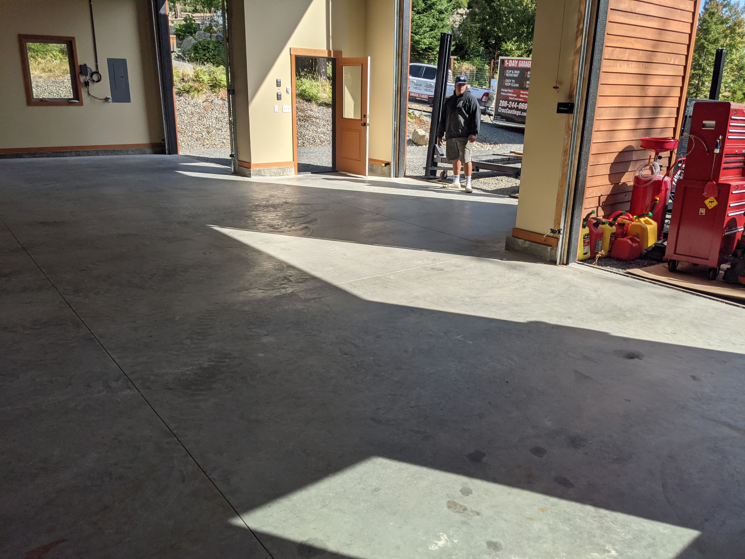 Shop Transformation using Sandstone and the Penntek Evolution System by Croc Coatings, LLC