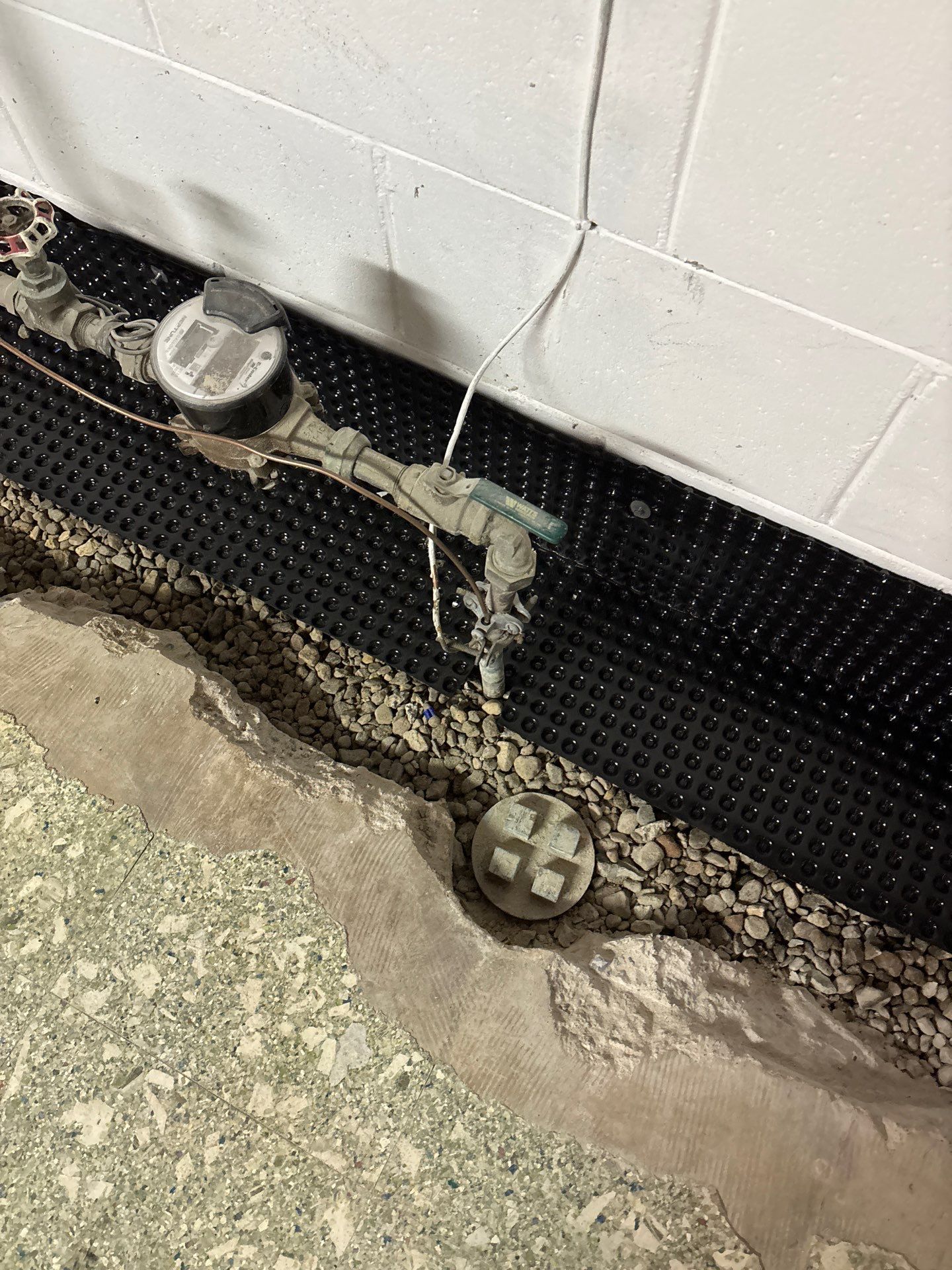 Drain Tile in Roseville for Carston by Waterproofing Northeast