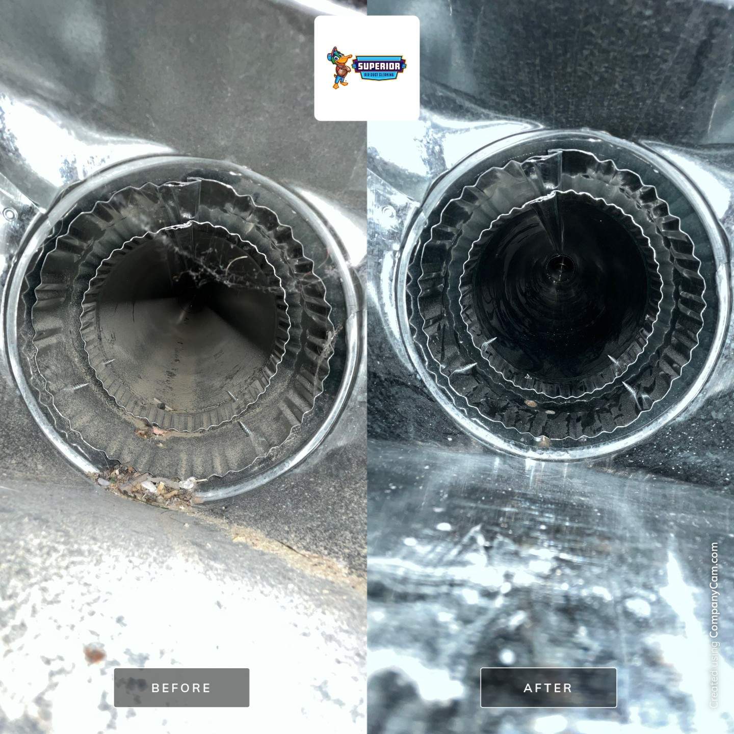 Air Duct Cleaning With a Vacuum Truck in Columbiana, OH by Superior Air Duct Cleaning