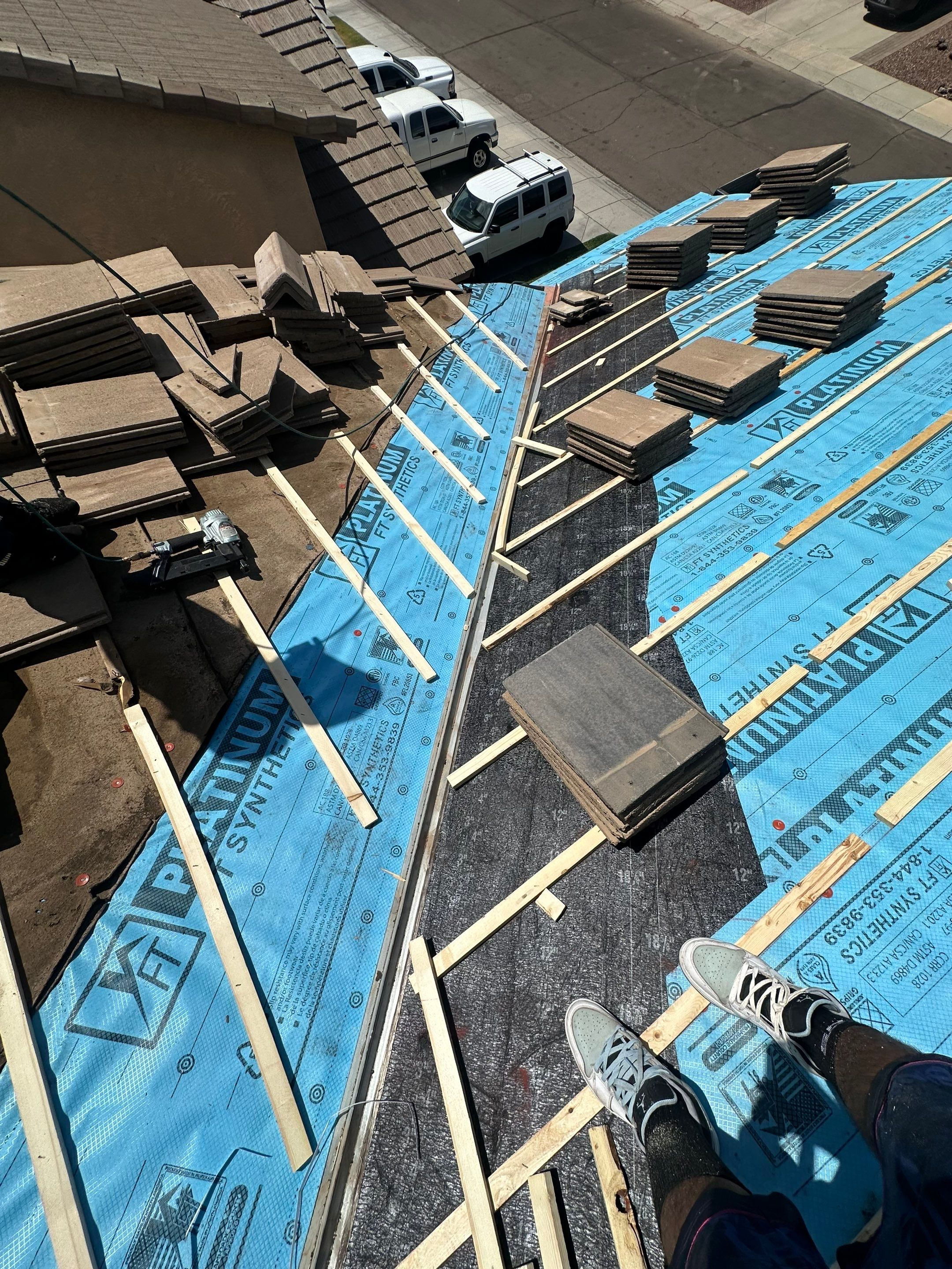 Sandstone Beige Concrete Tile by Reimagine Roofing