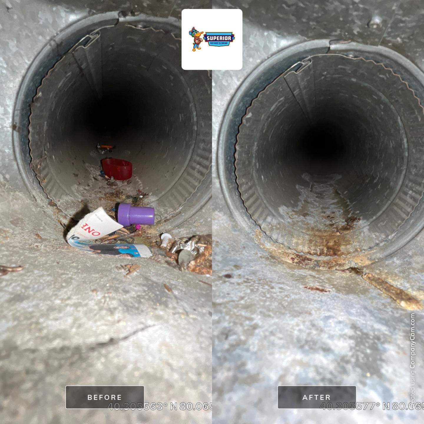 Air Duct & Dryer Vent Cleaning With a Vacuum Truck in Bethel Park, PA by Superior Air Duct Cleaning