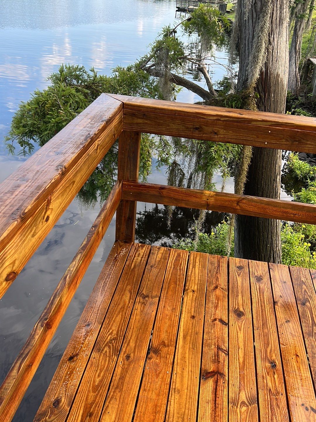 Dock using Wood Sealant by DuraSeal