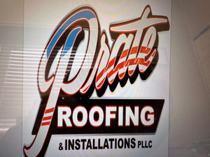 Logo for Prate Roofing & Installations, PLLC
