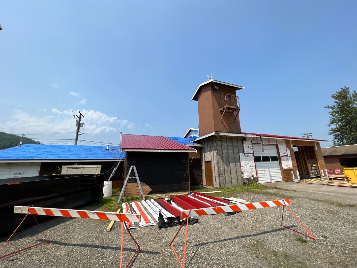 Commercial Roofing Installation using 12" Prolok metal  by Top Notch Roofing Inc