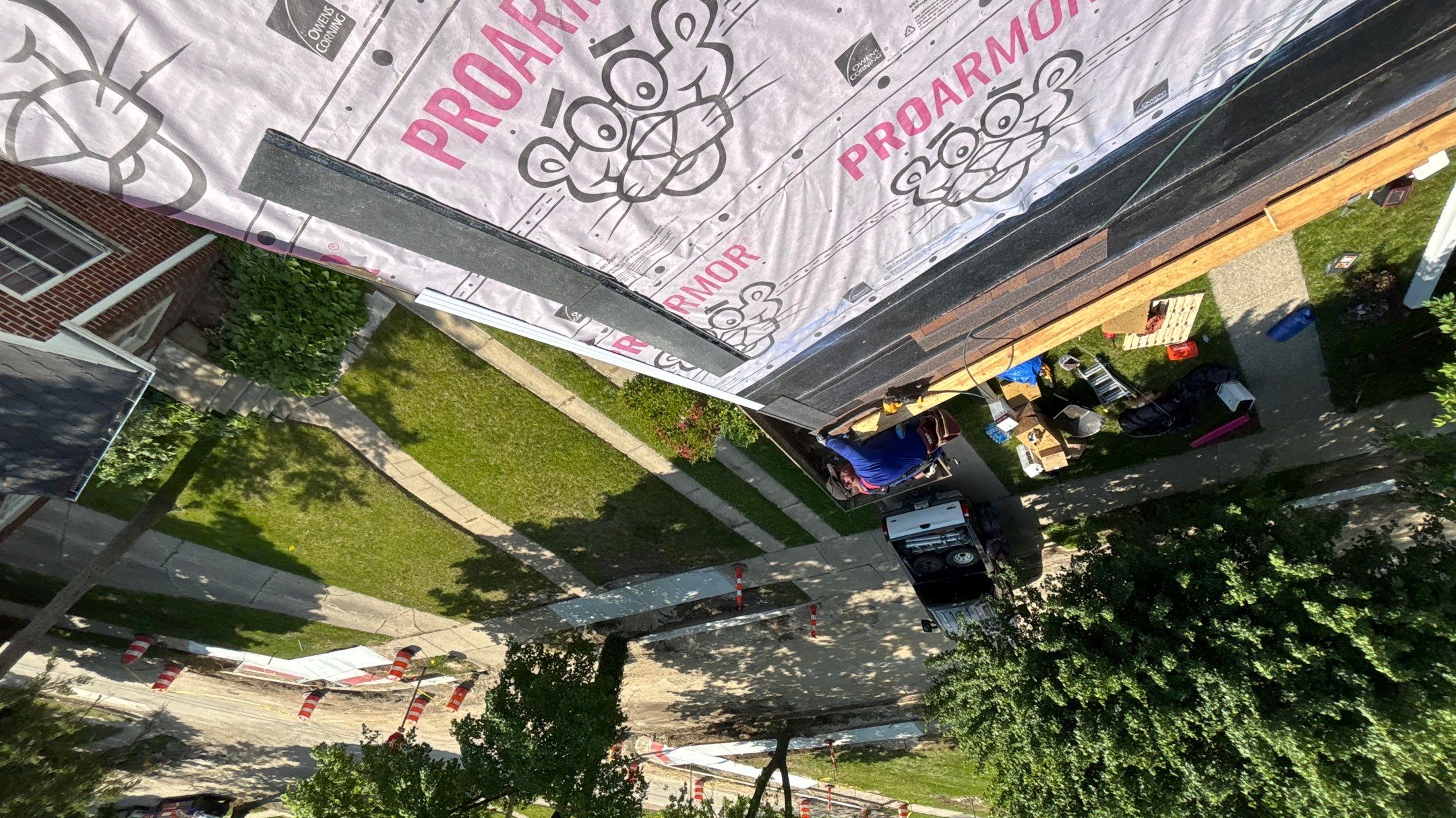 Roof Replacement using Owens Corning Desert Rose by 180 Contractors
