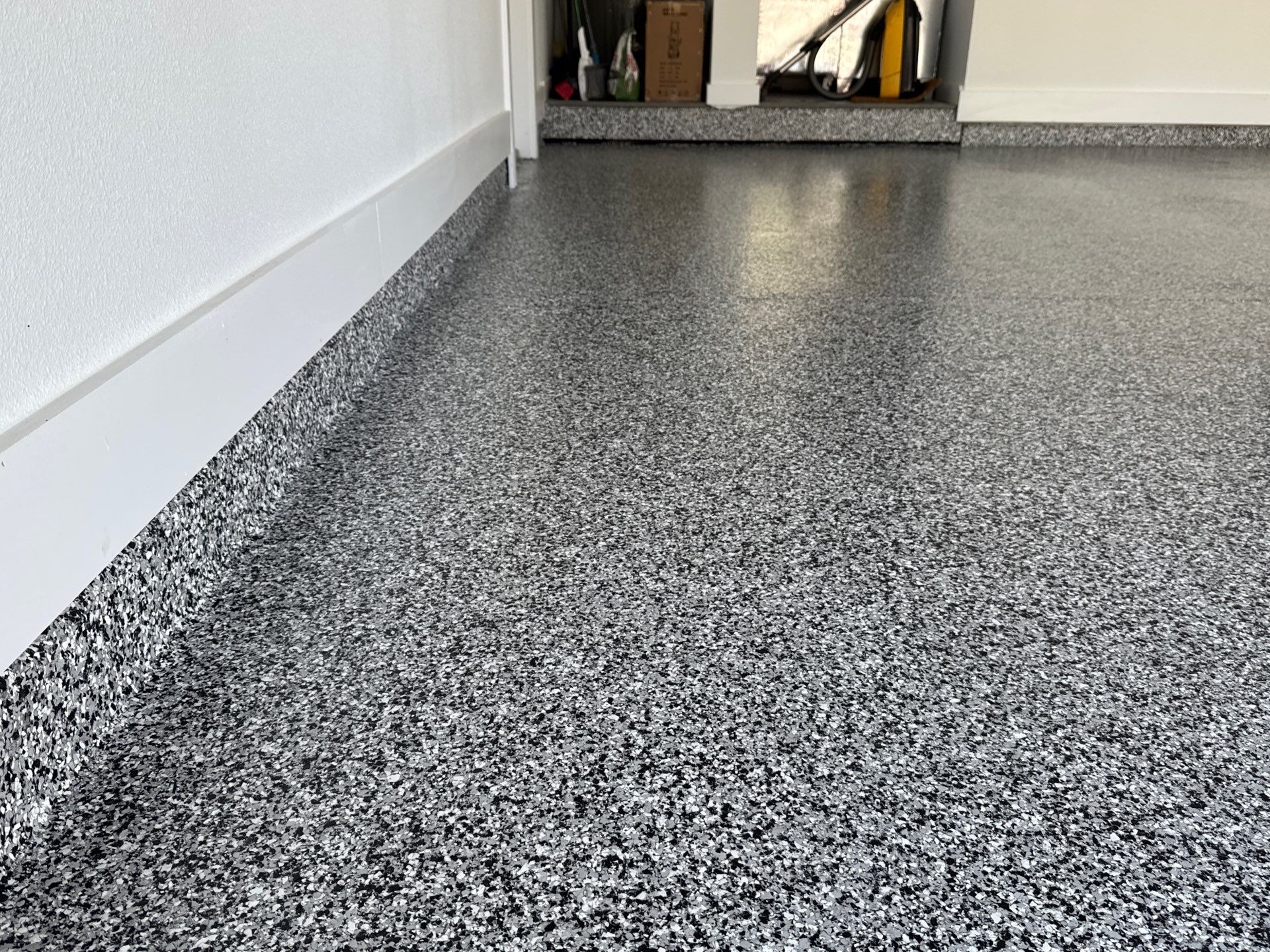 Garage in Domino by Cross Creek Concrete Coatings