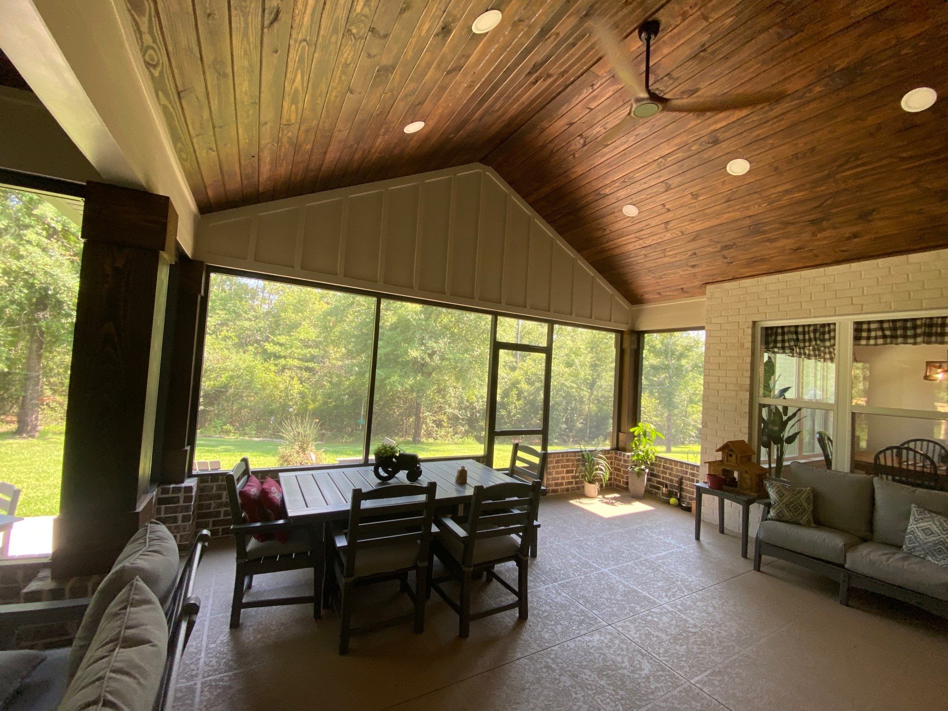 Cathedral Screen Room in Pace by Titan Sunrooms