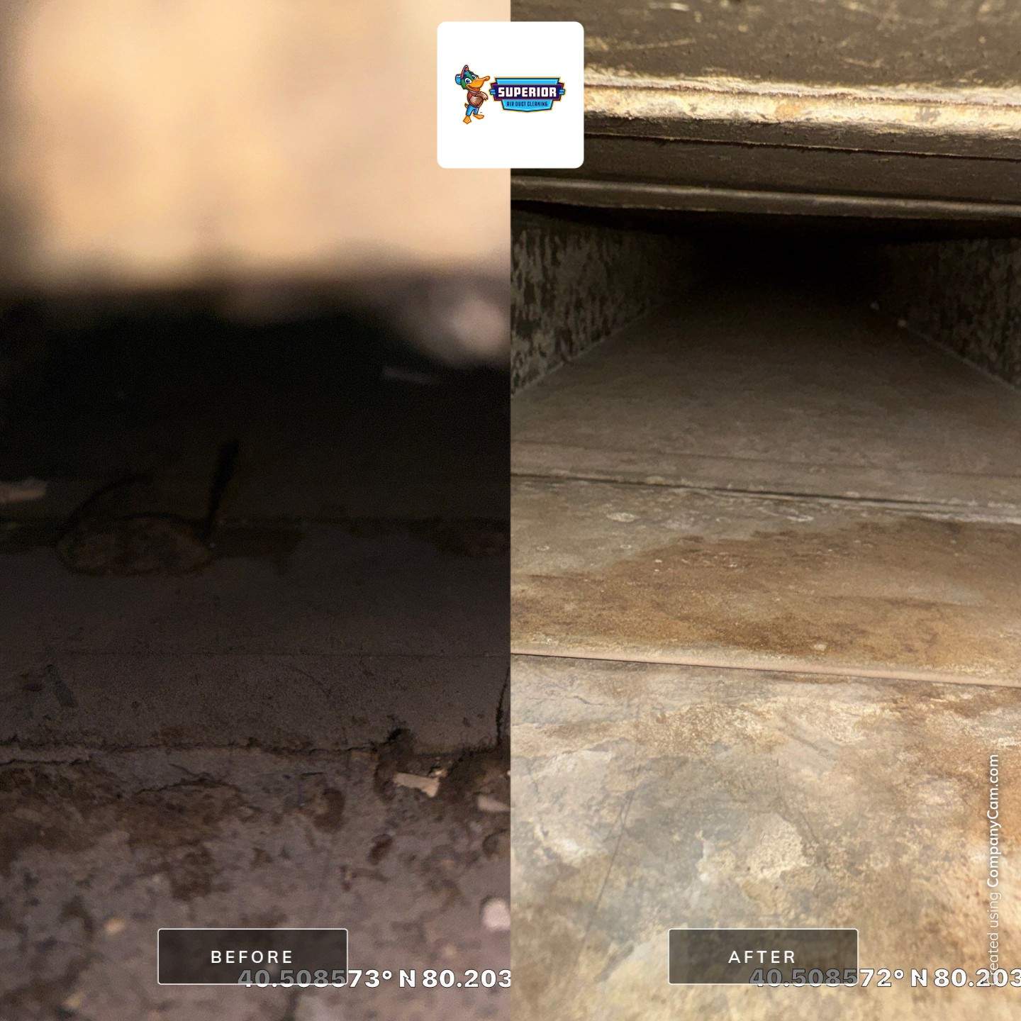 Air Duct Cleaning With a Vacuum Truck in Coraopolis, PA by Superior Air Duct Cleaning