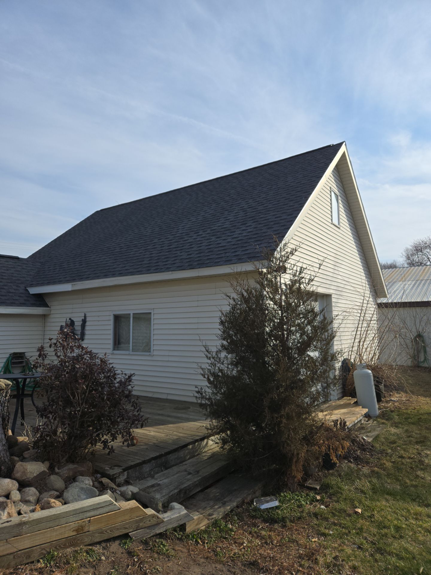 Residential Roofing Installation using GAF TIMBERLINE HDZ Pewter Gray by Avalon Roofing and Exteriors