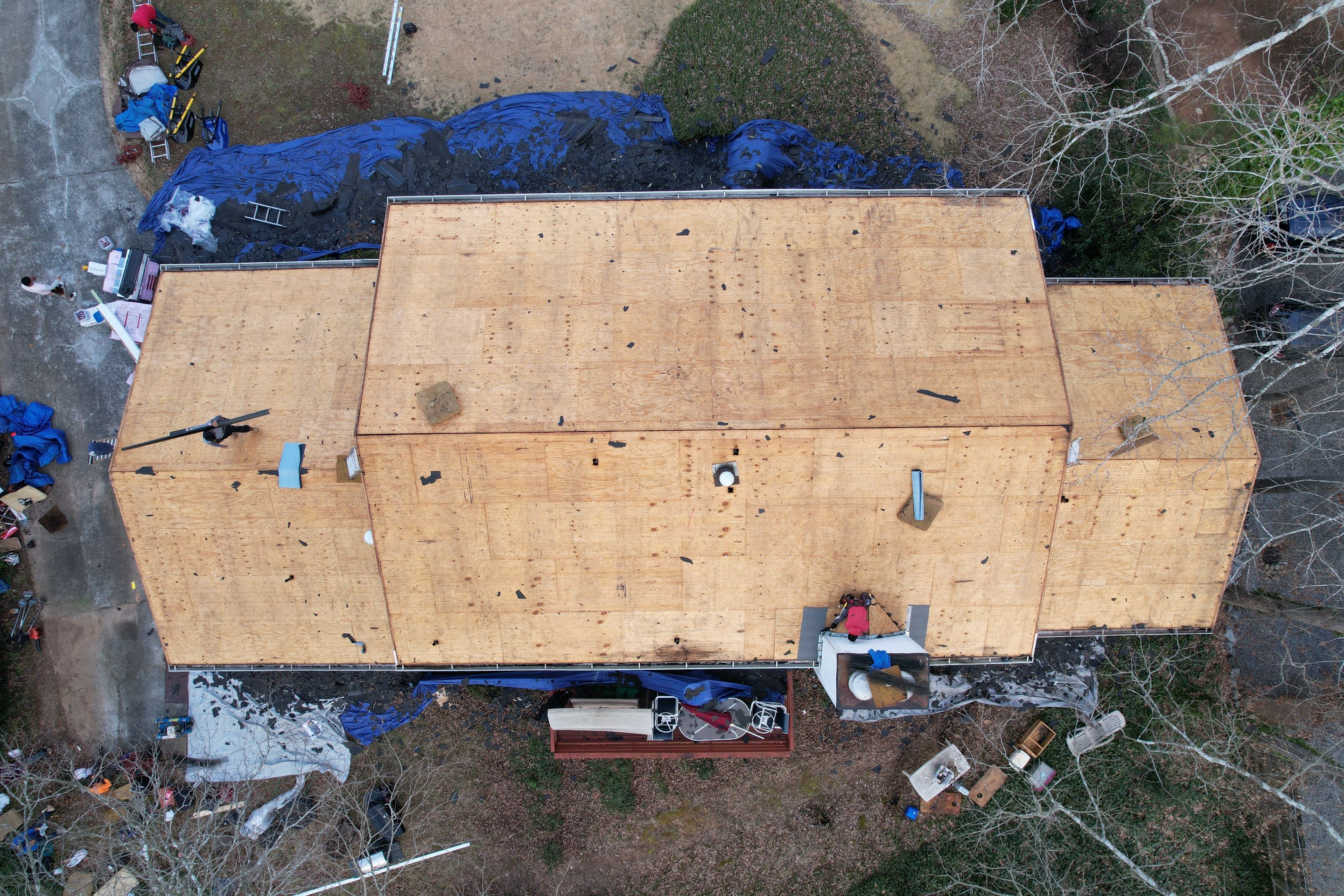 Residential Roofing Installation using Owens Corning by Inspector Roofing and Restoration