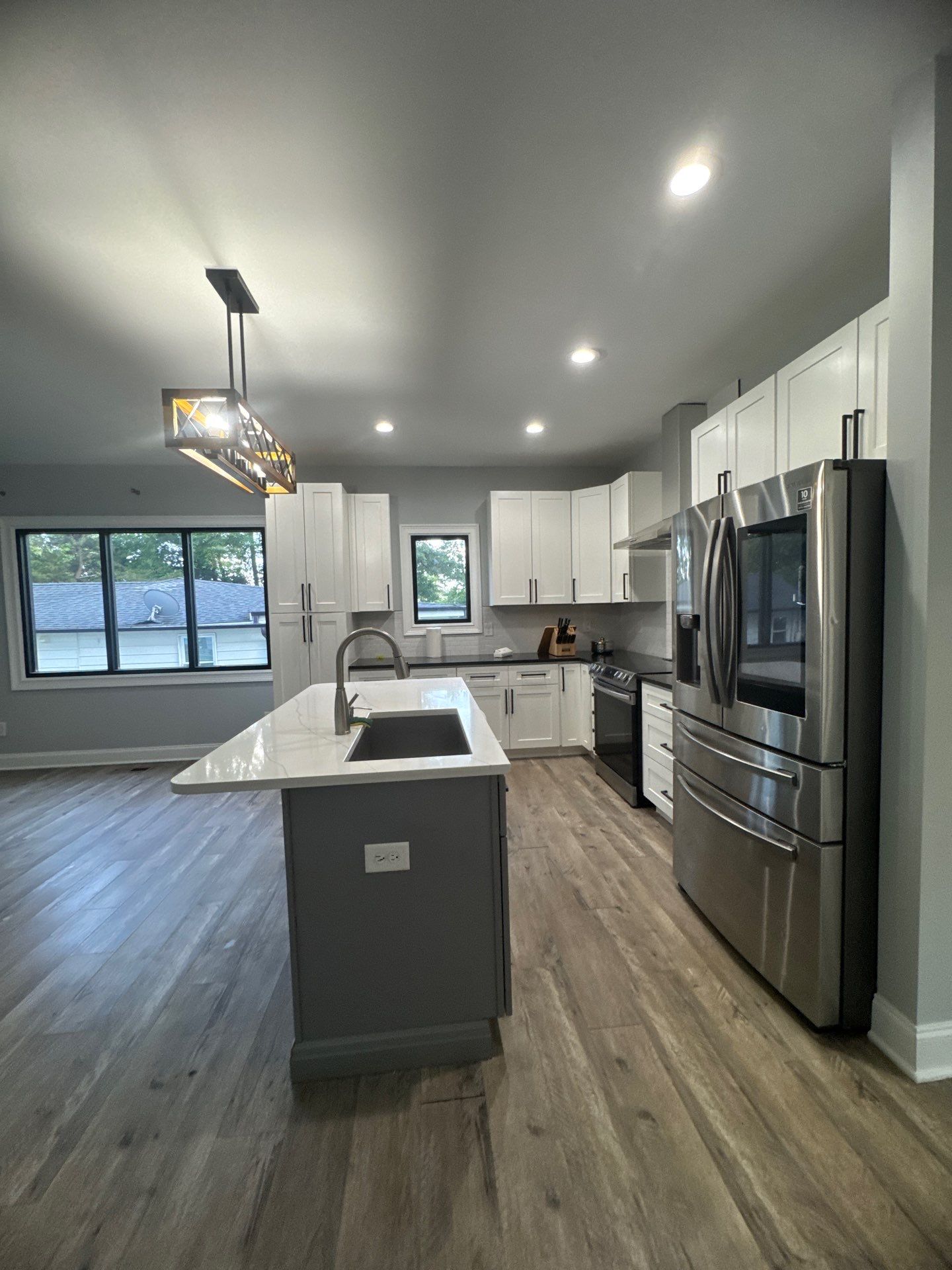 Interior Fresh Coat of paint & Deck stain by GonzalezPainters & Contractors Inc