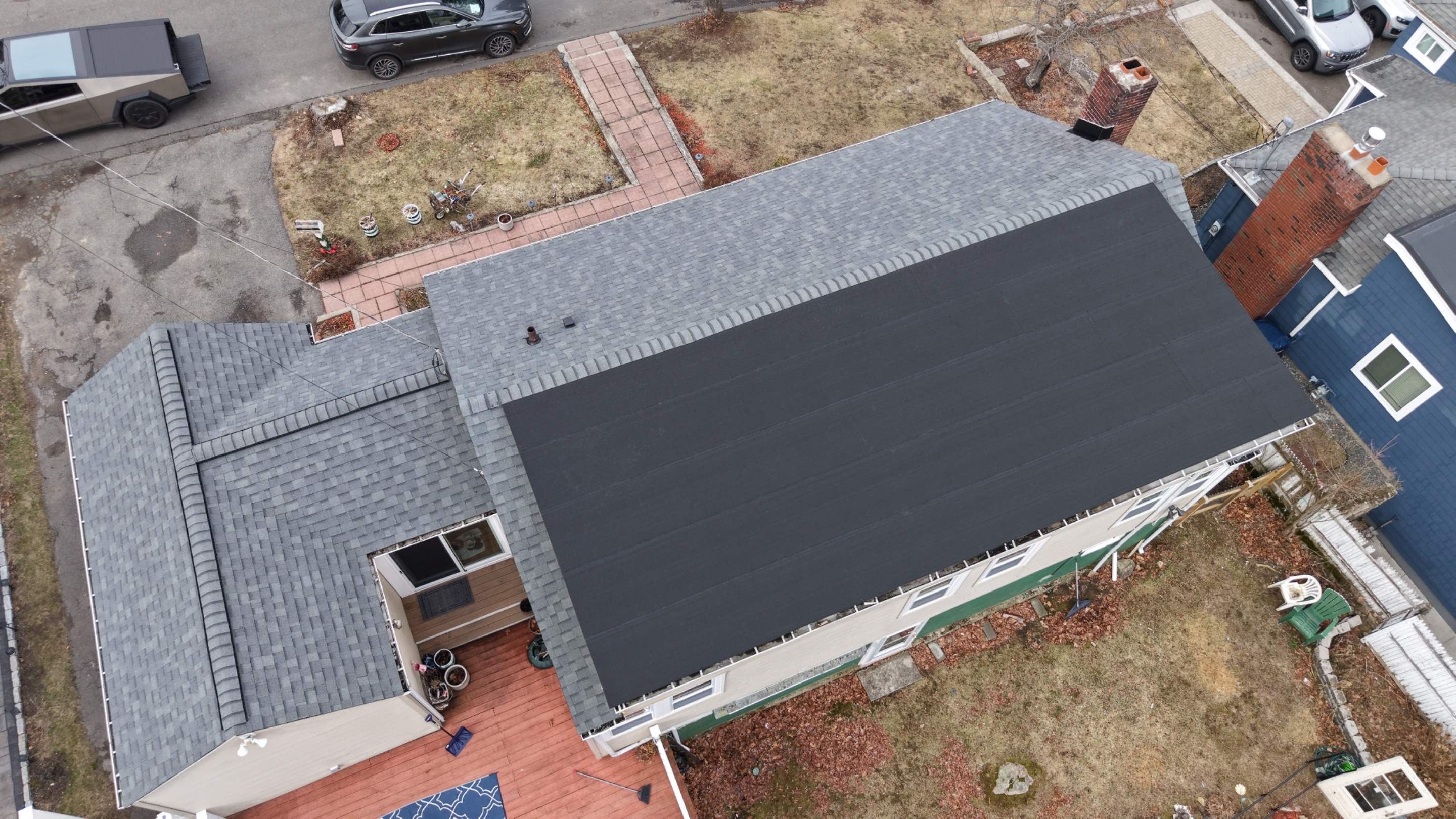 Major Roof Overhaul in Lynn, MA – Full Replacement, Skylight Removal, Gutters & Custom Flashing by JOHNNYS PRO