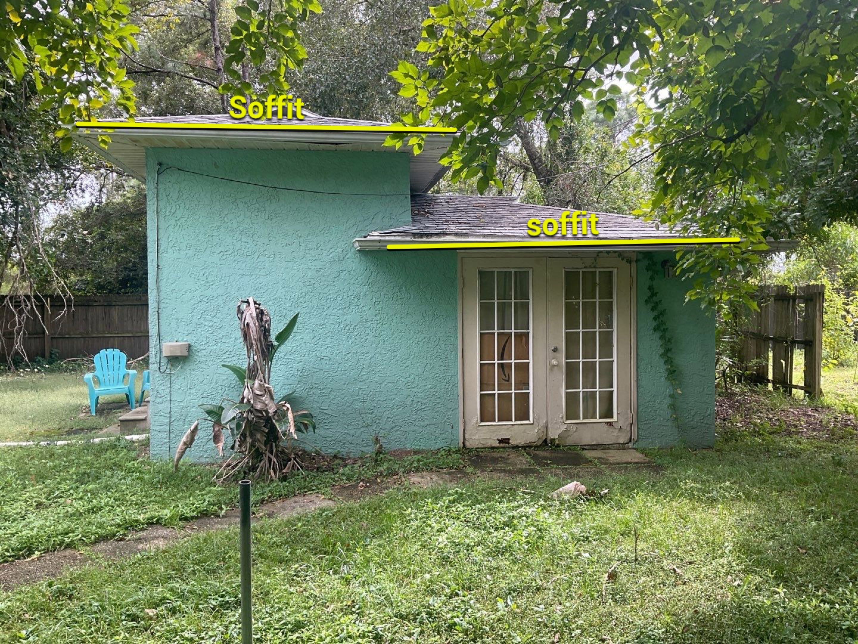 Soffit and Fascia Installation using White Soffit in Lehigh Acres, FL by Gutter Professors