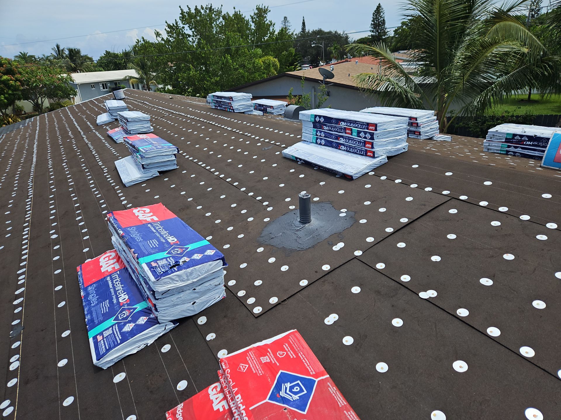 Residential Roofing Installation using GAF by BLUES BROTHERS ROOFING