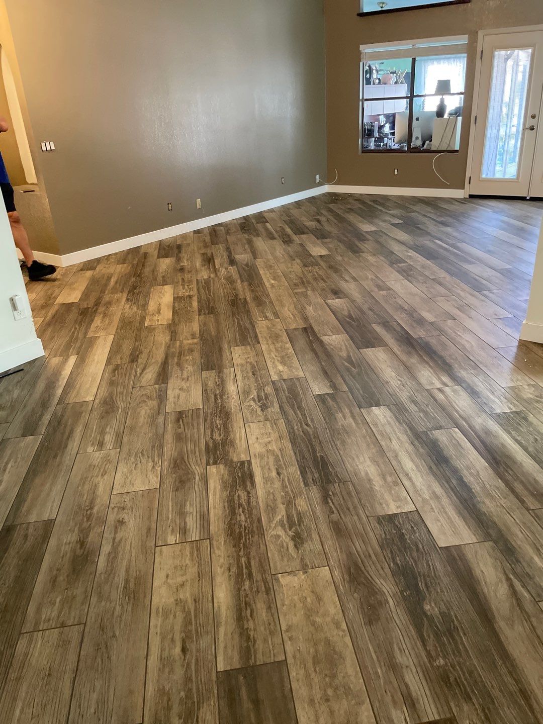 Flooring Installation using Luxury Vinyl Plank by Footprints Floors of Chandler 