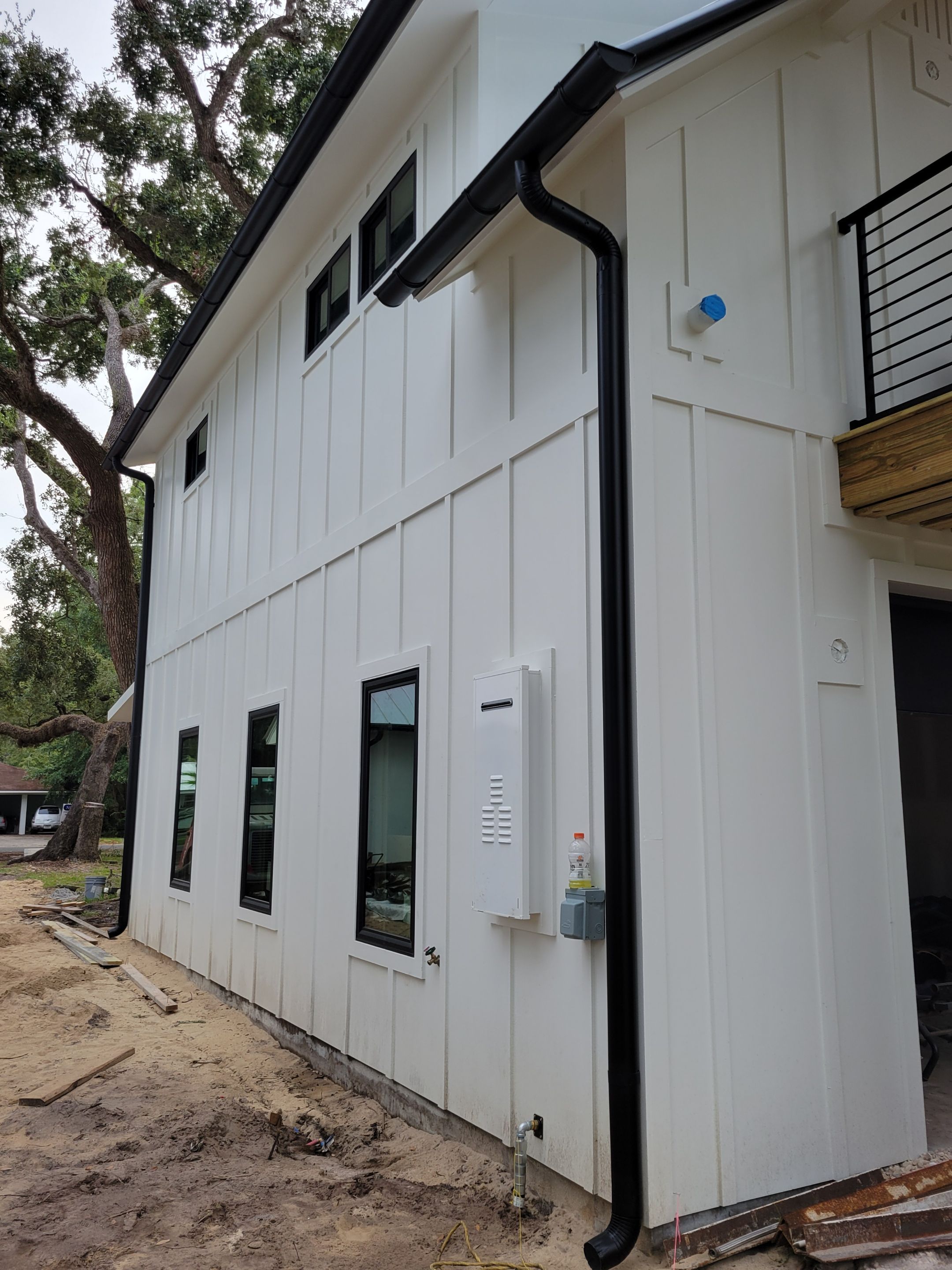 Durable 6-Inch Half-Round Gutters Installed by Gutter Professor by Gutter Professors