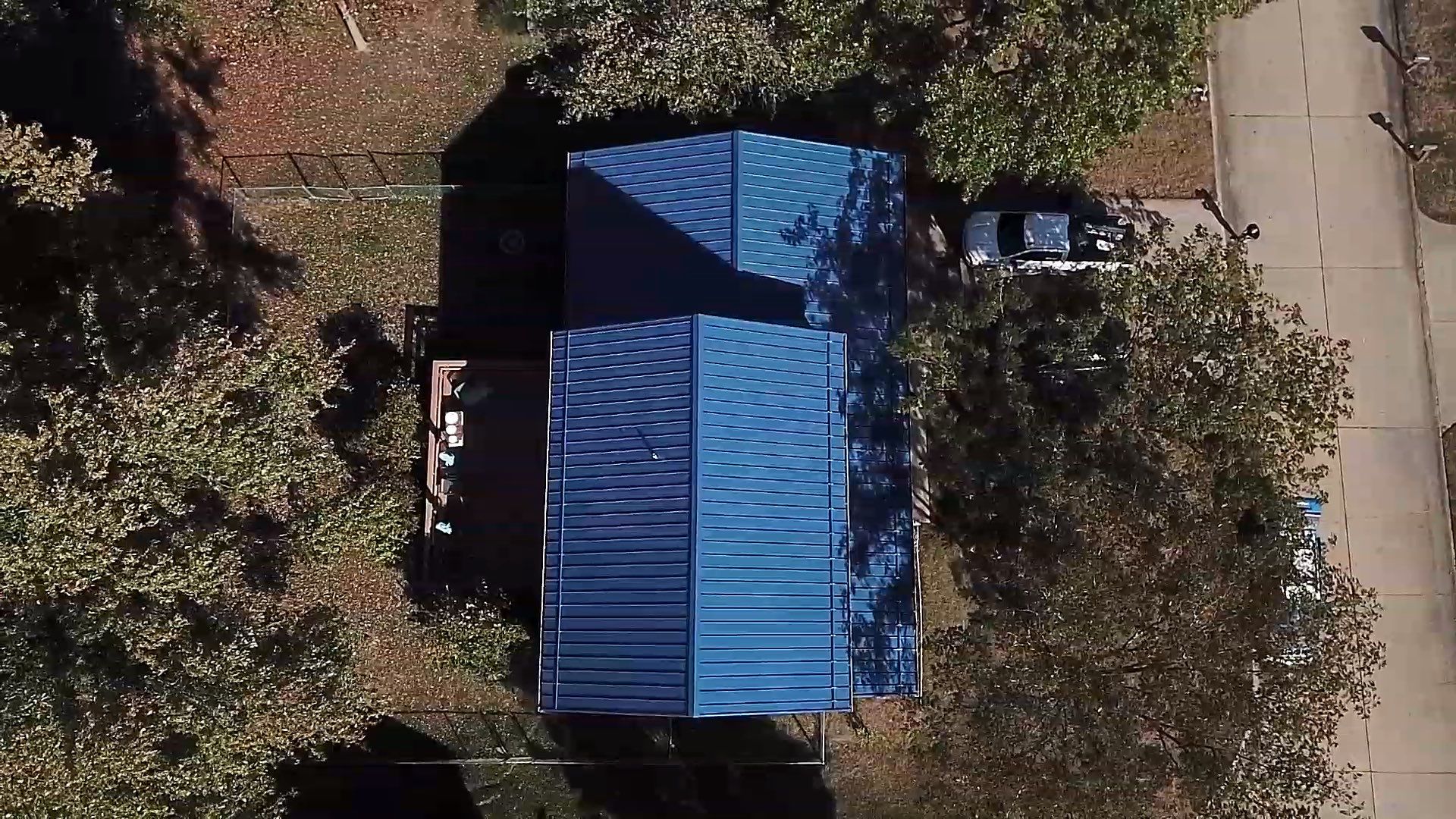 Residential Roofing Installation using Standing Seam Metal - Gallary Blue by RoofX 