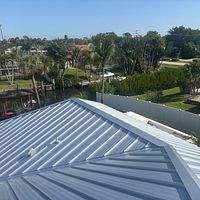 24ga 1.5" Mechanical Seam Mill Finish by Total Roofing System The Metal Roof Experts
